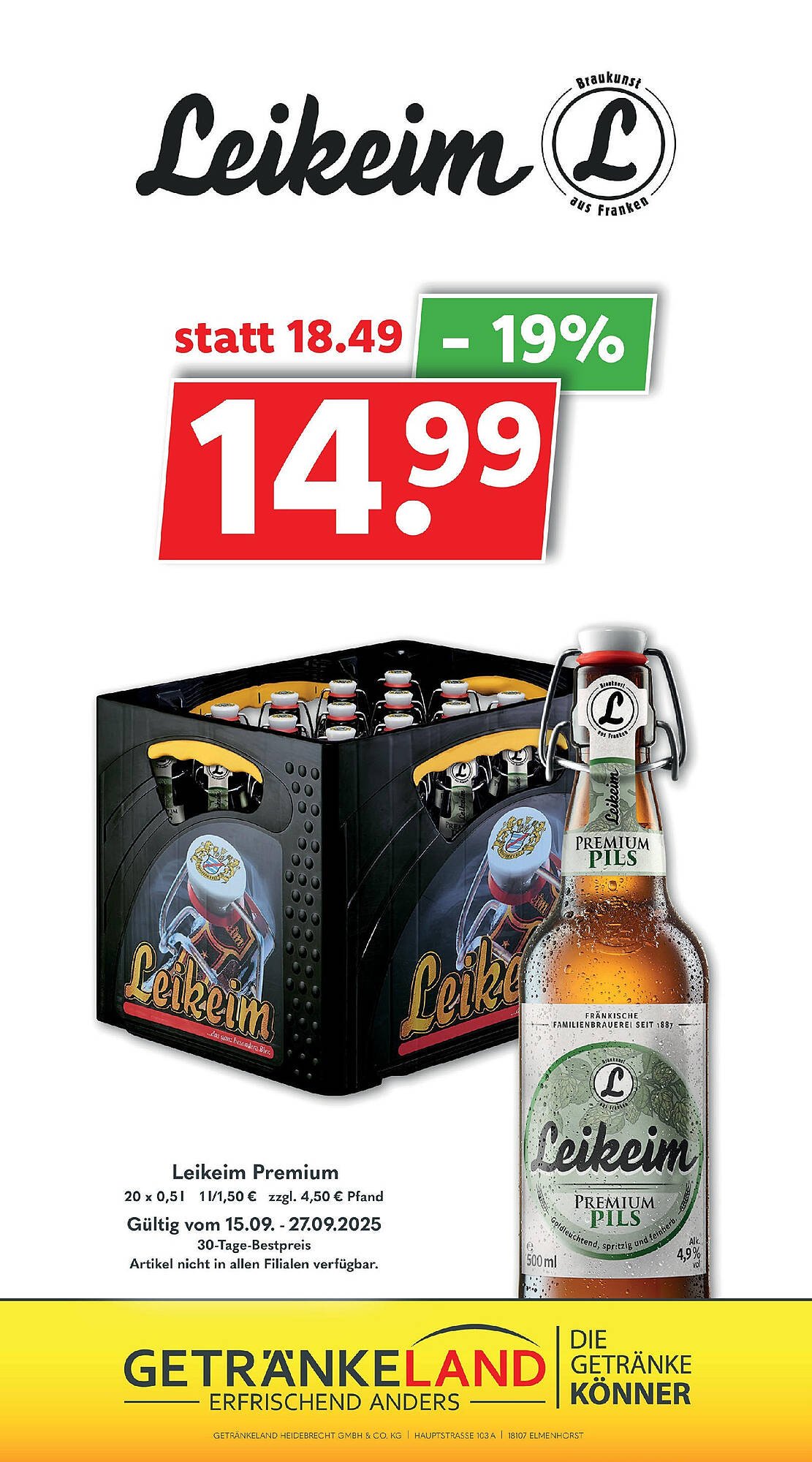 Getränkeland Prospekt (2025-09-14 - 2025-09-27) | 11