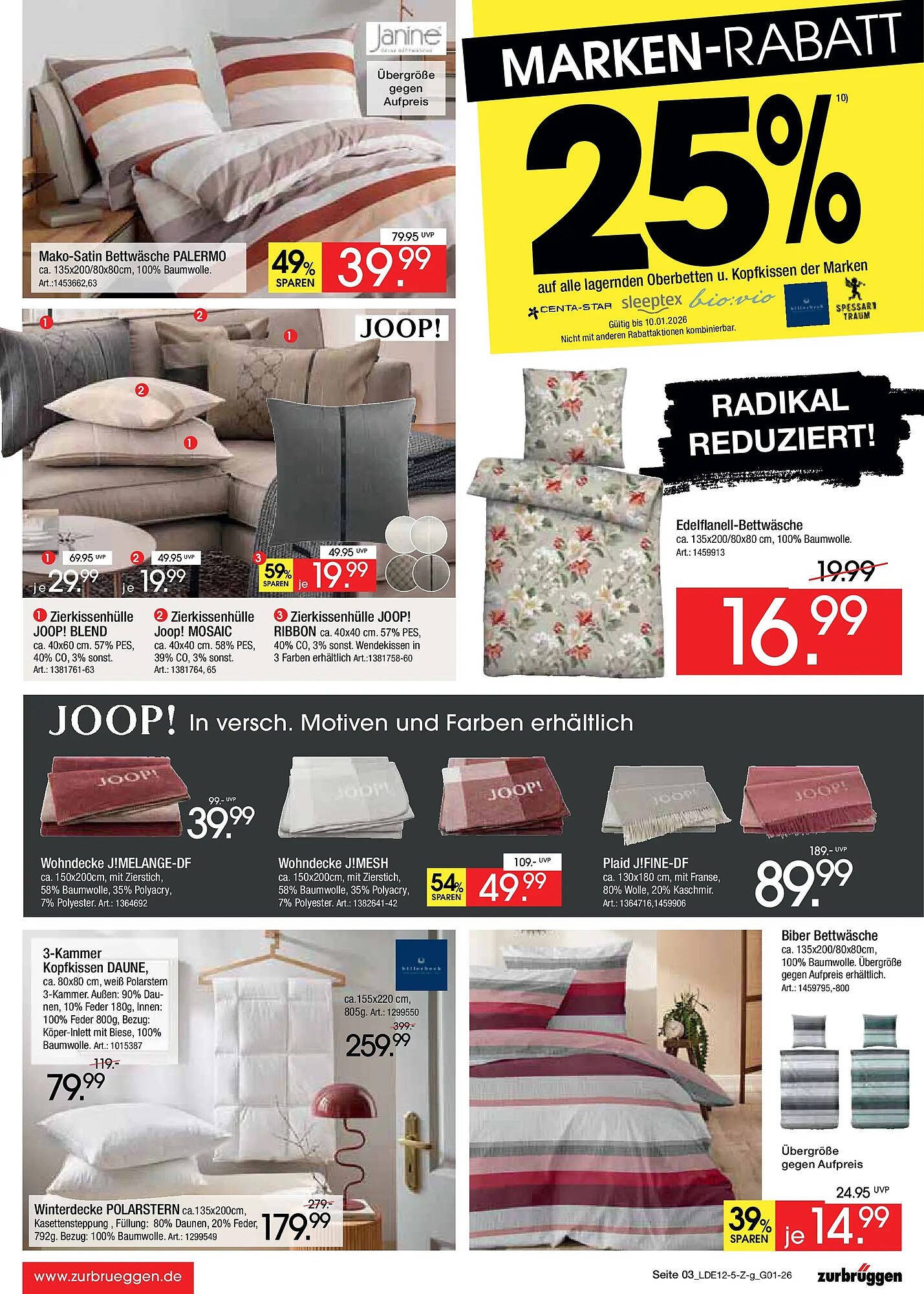 Zurbrüggen Prospekt (2025-12-26 - 2026-01-10)