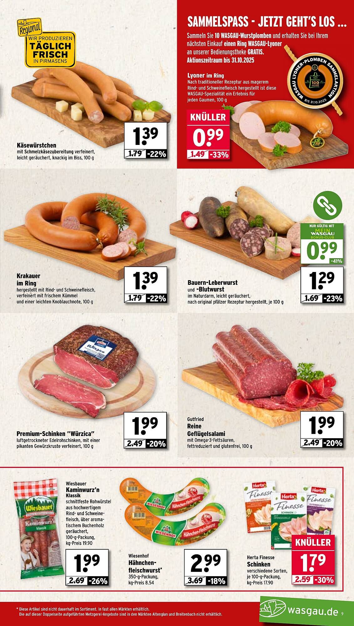 Wasgau Prospekt (2025-09-08 - 2025-09-13) | 9
