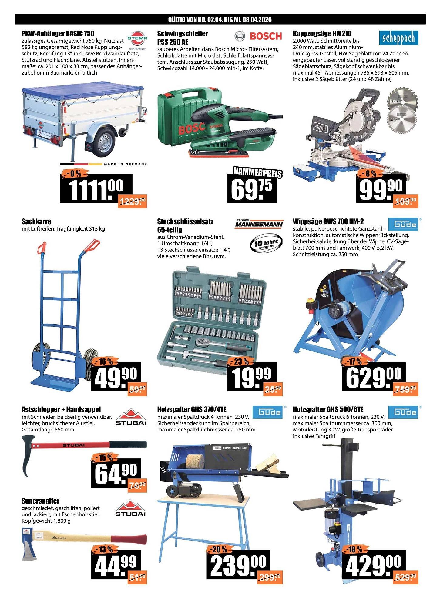 V Baumarkt Prospekt (2026-04-02 - 2026-04-09)