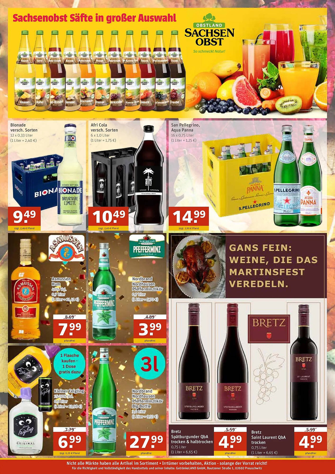 Getränkeland Prospekt