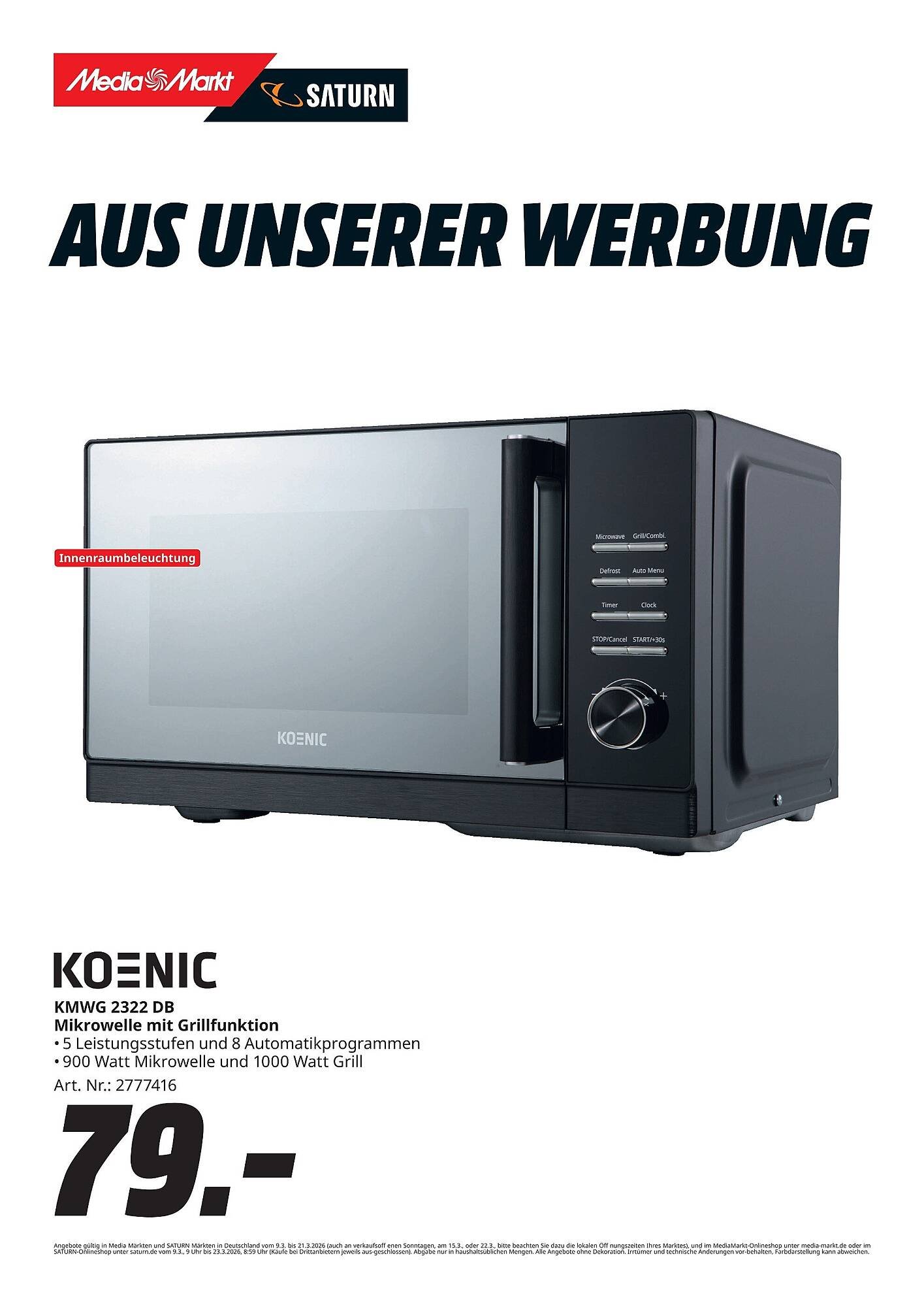 MediaMarkt Prospekt (2026-03-09 - 2026-03-23)