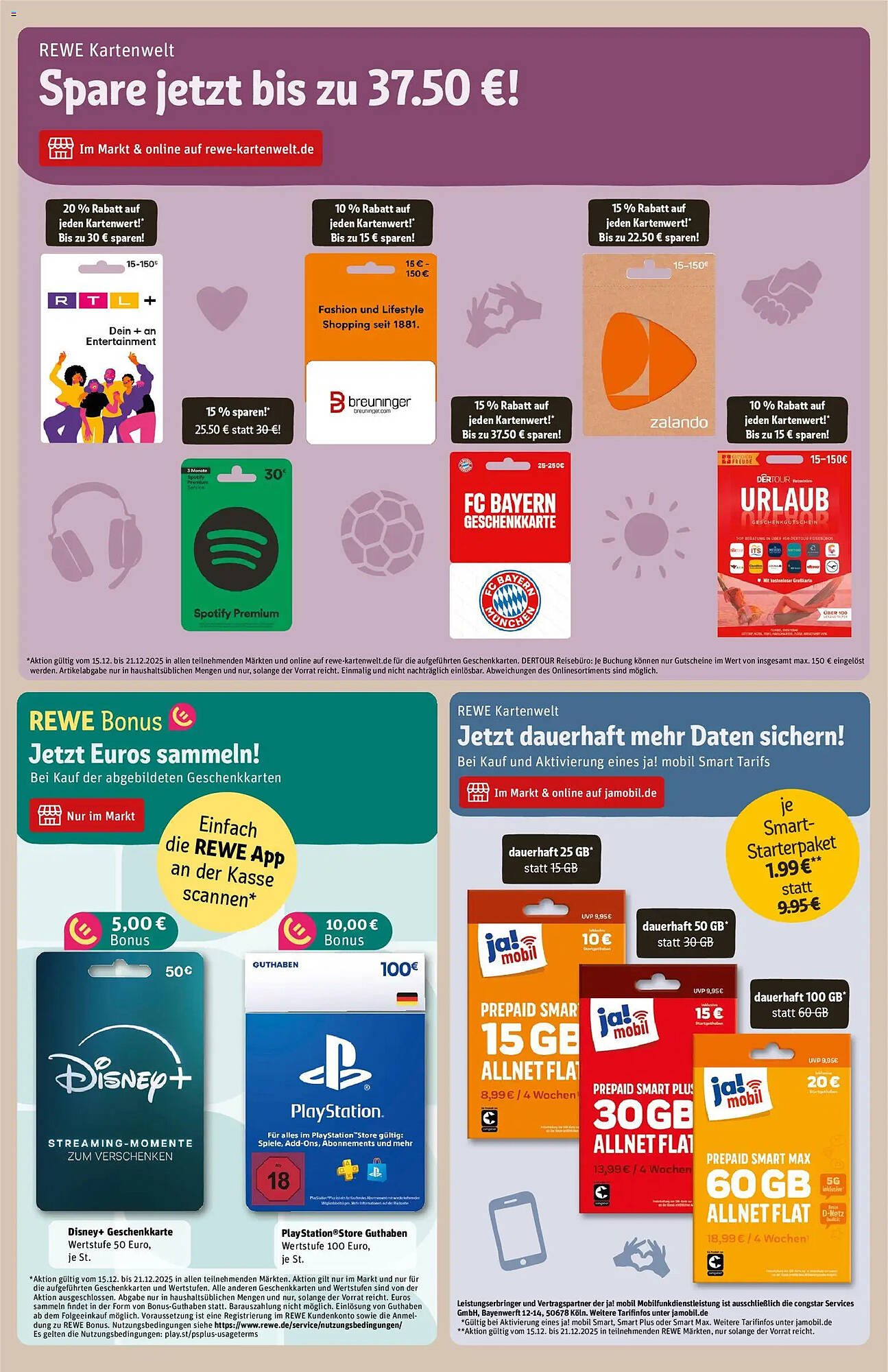 REWE Kaufpark Prospekt (2025-12-15 - 2025-12-21)