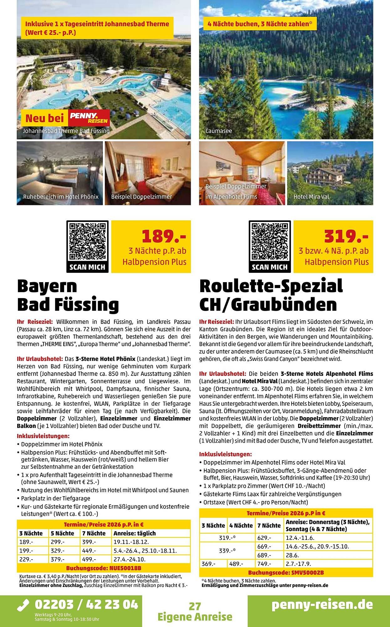 Penny Reisen Prospekt