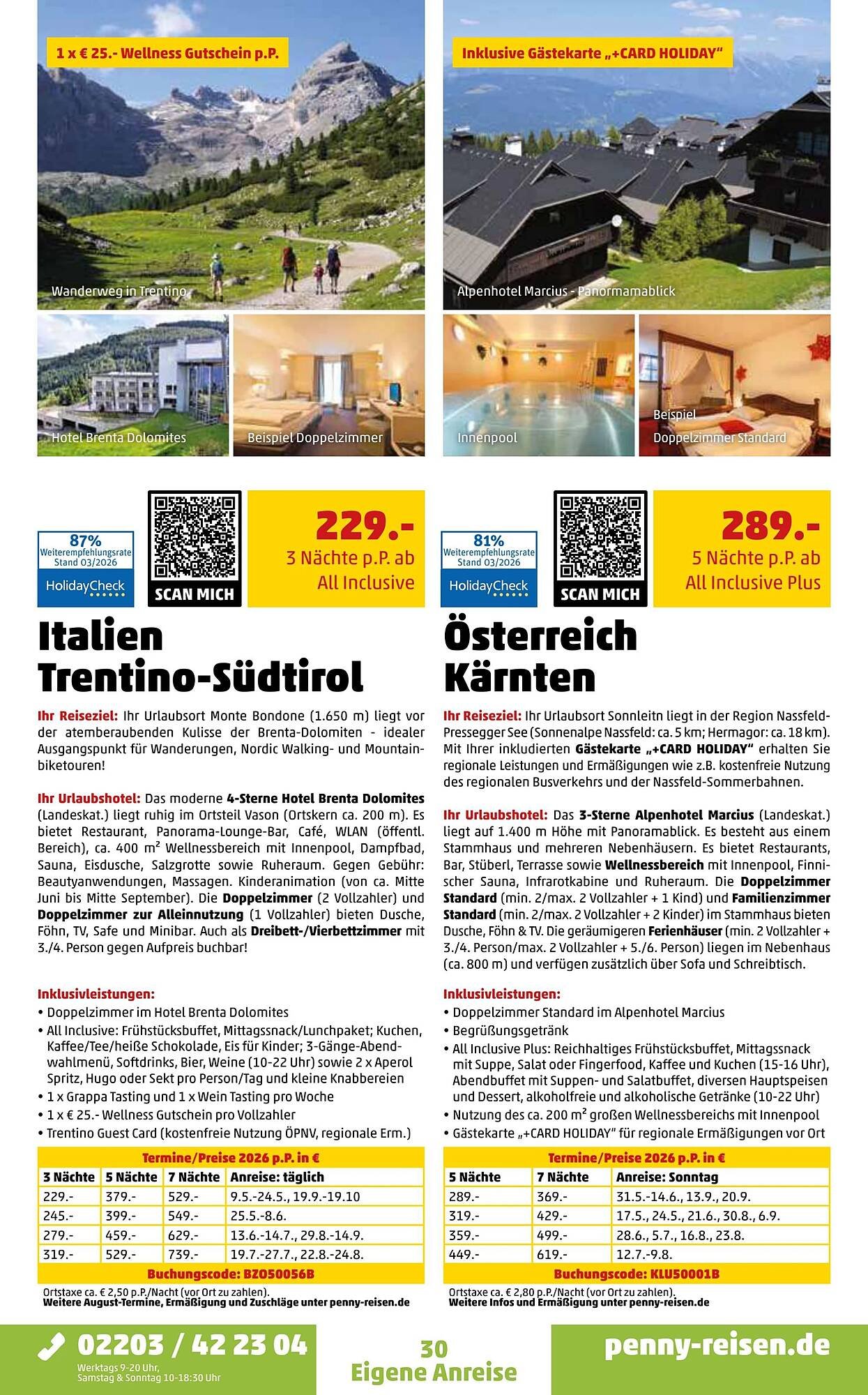 Penny Reisen Prospekt