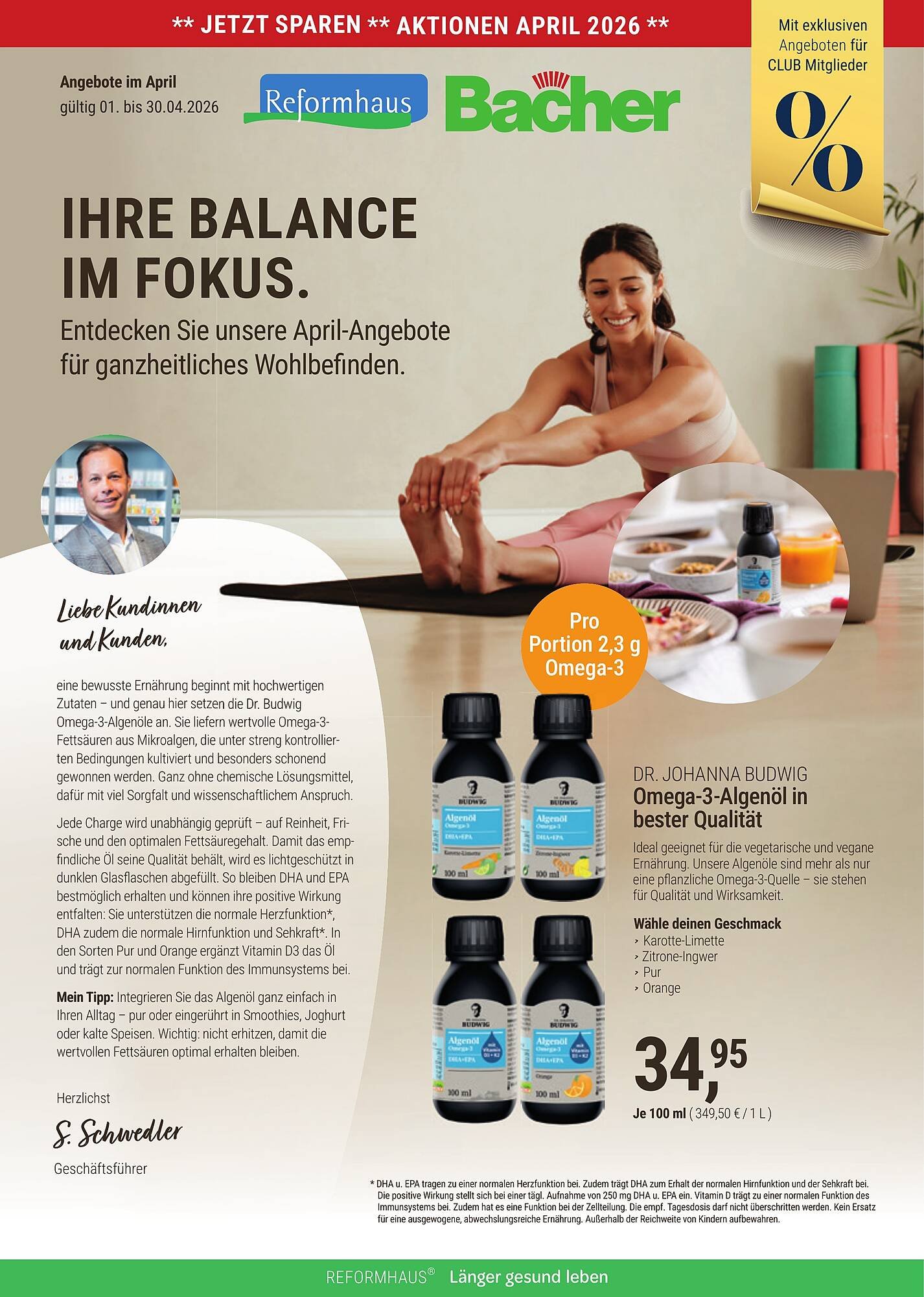 Reformhaus Bacher Prospekt