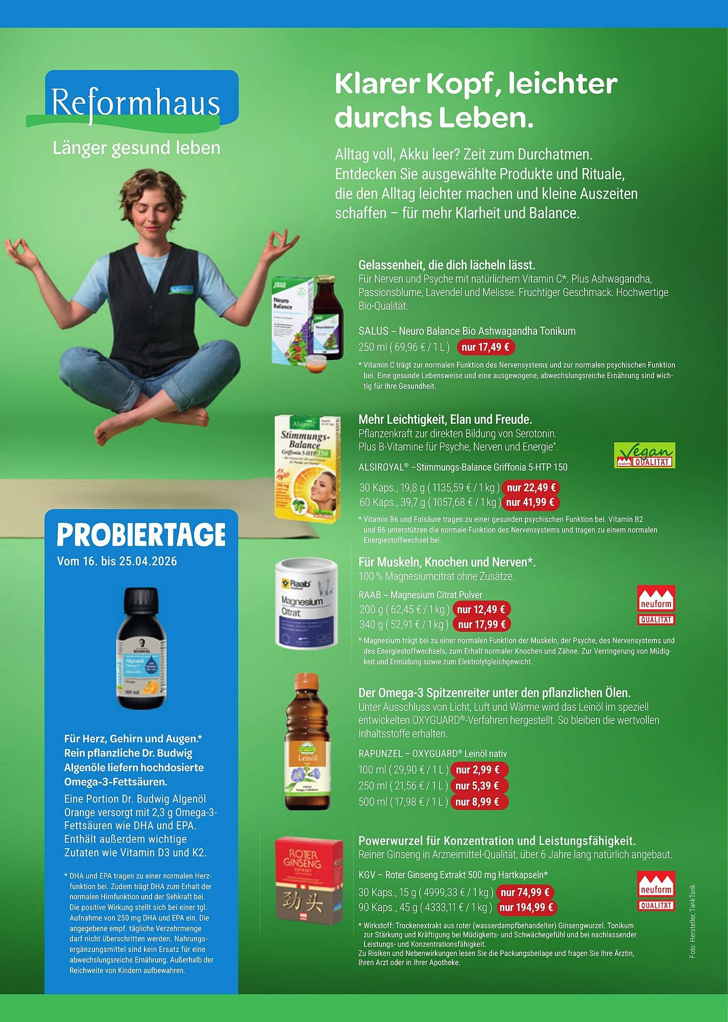 Reformhaus Bacher Prospekt