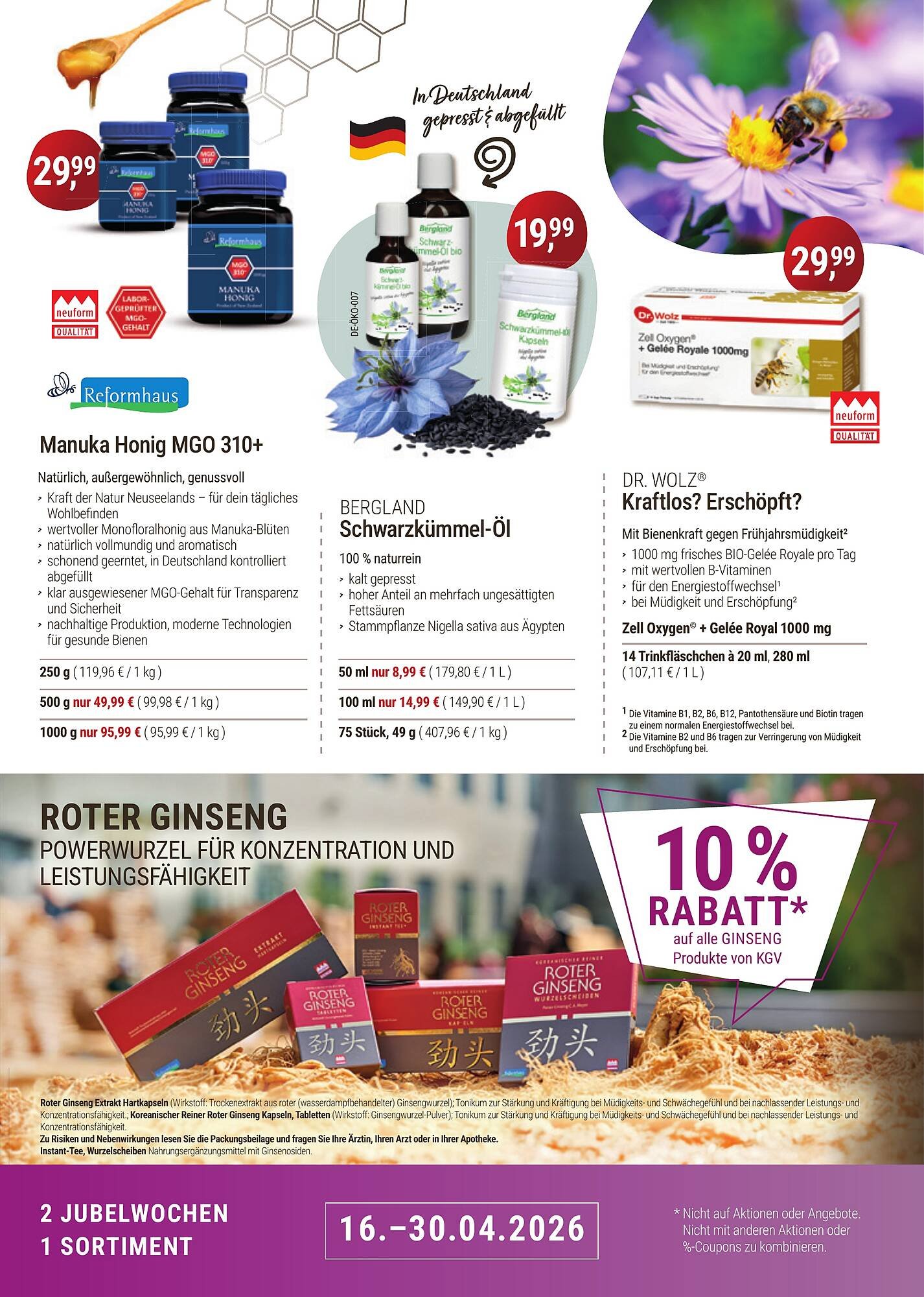 Reformhaus Bacher Prospekt