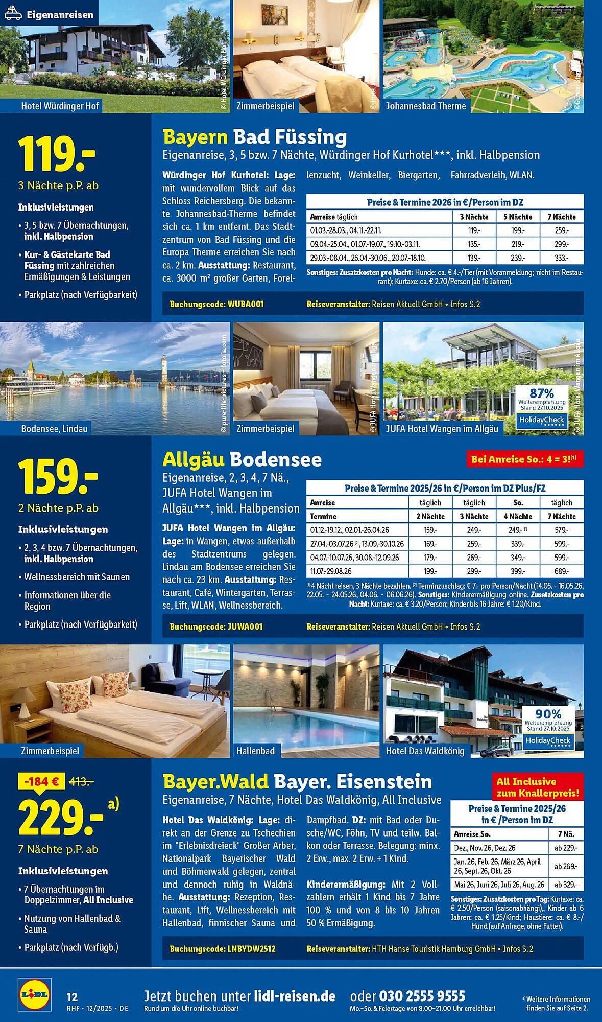 Lidl Reisen Prospekt (2025-11-28 - 2025-12-30)