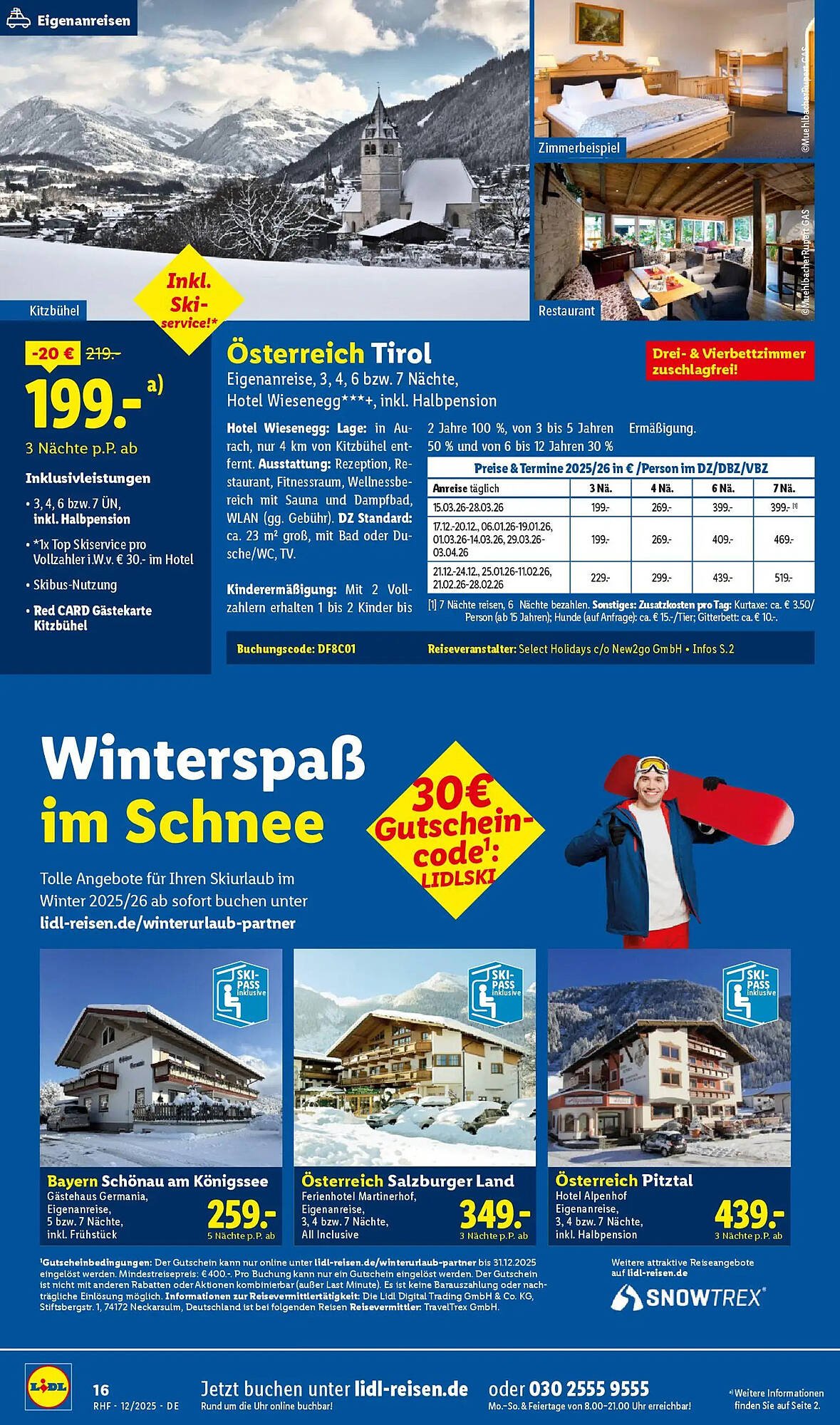 Lidl Reisen Prospekt (2025-11-28 - 2025-12-30)