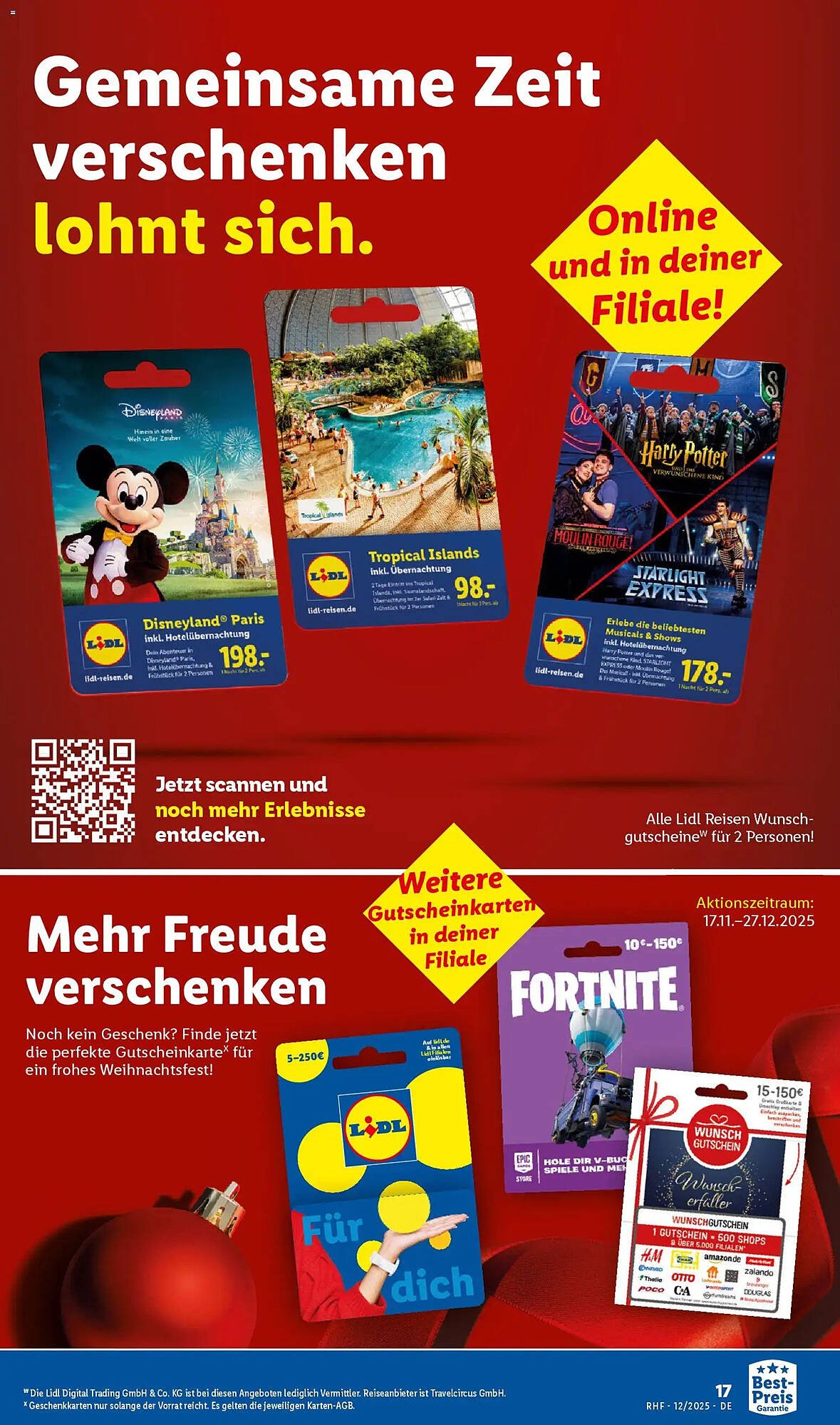 Lidl Reisen Prospekt (2025-11-28 - 2025-12-30)