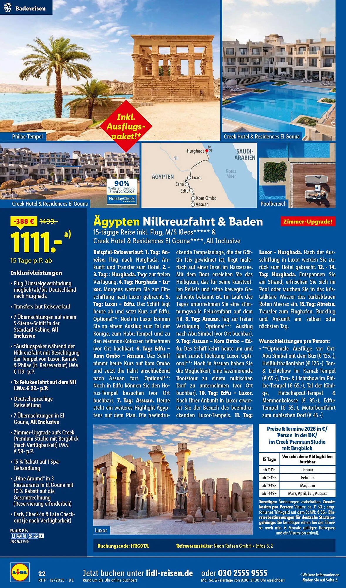 Lidl Reisen Prospekt (2025-11-28 - 2025-12-30)