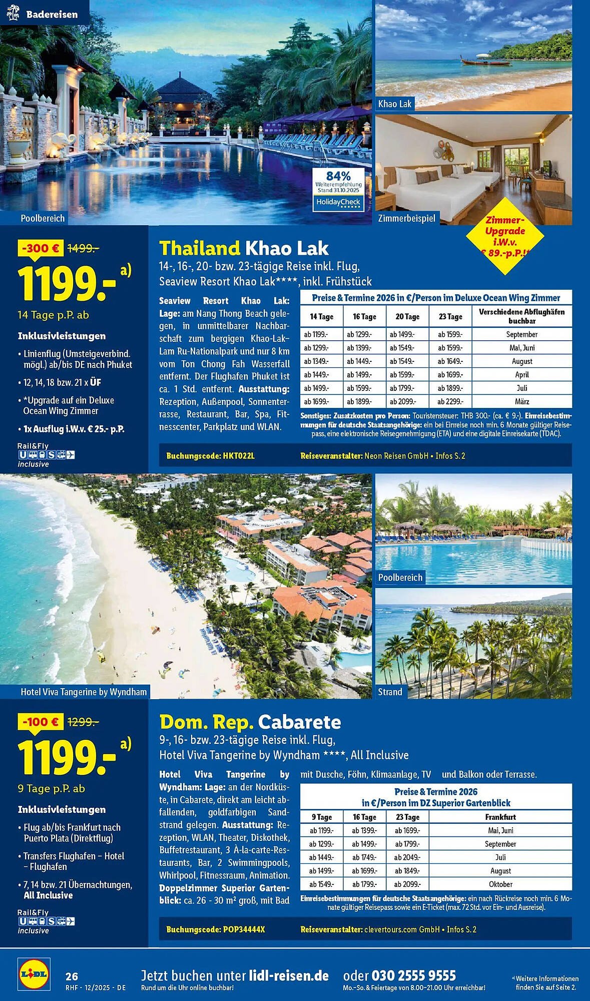 Lidl Reisen Prospekt (2025-11-28 - 2025-12-30)