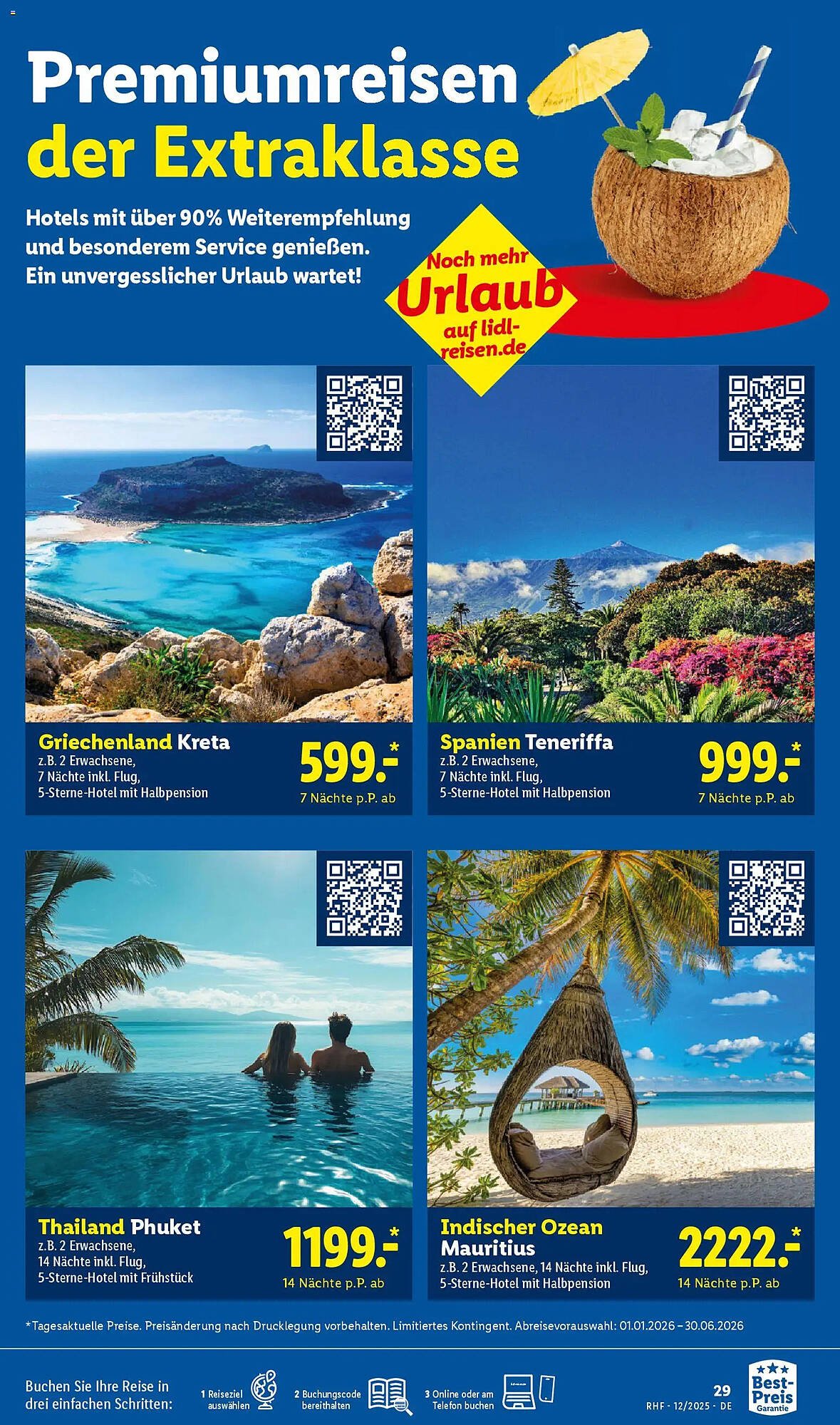 Lidl Reisen Prospekt (2025-11-28 - 2025-12-30)