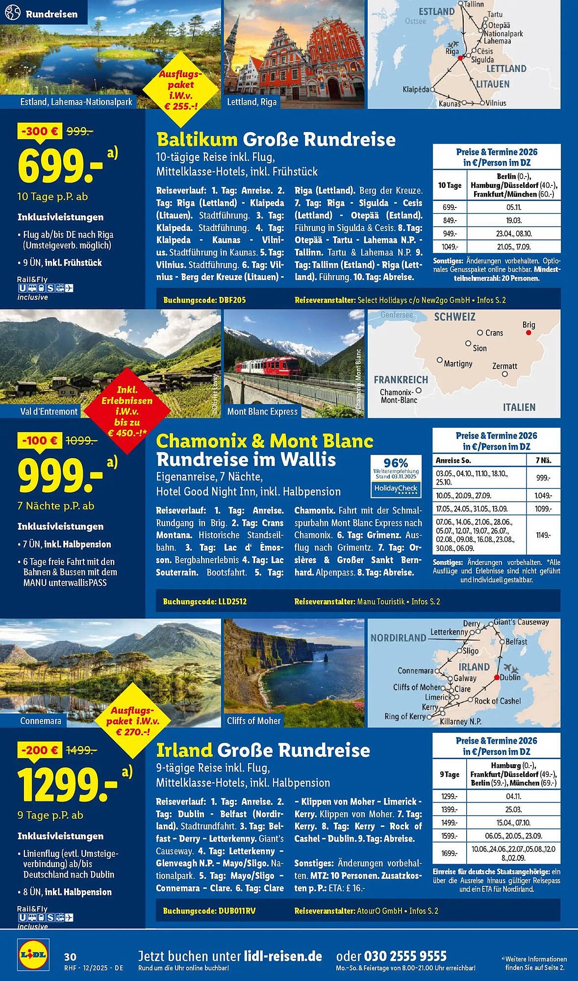 Lidl Reisen Prospekt (2025-11-28 - 2025-12-30)