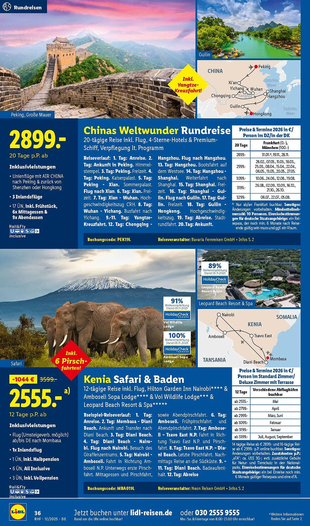 Lidl Reisen Prospekt (2025-11-28 - 2025-12-30)