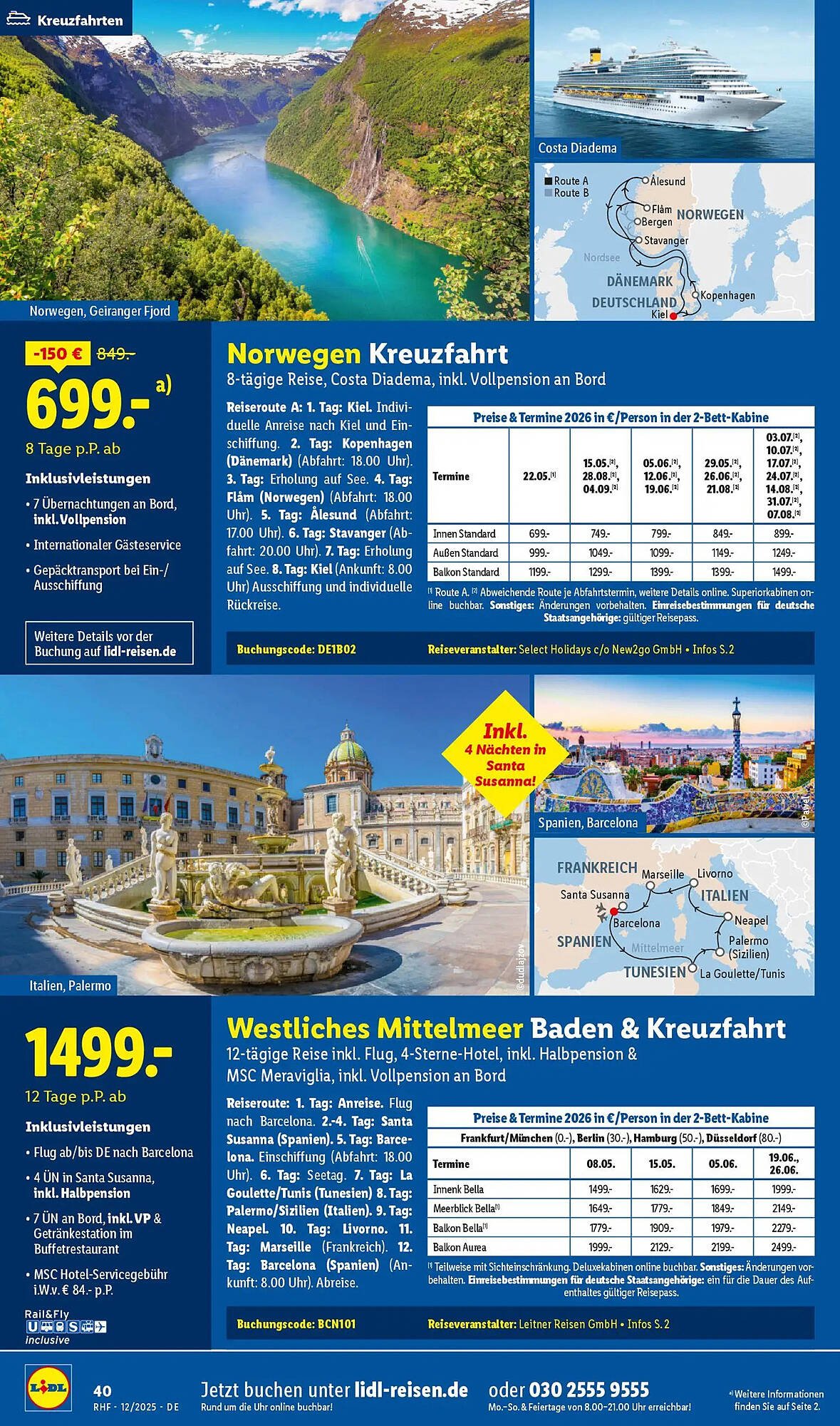 Lidl Reisen Prospekt (2025-11-28 - 2025-12-30)