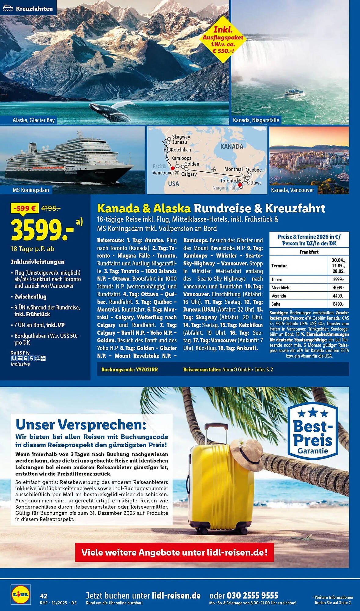 Lidl Reisen Prospekt (2025-11-28 - 2025-12-30)