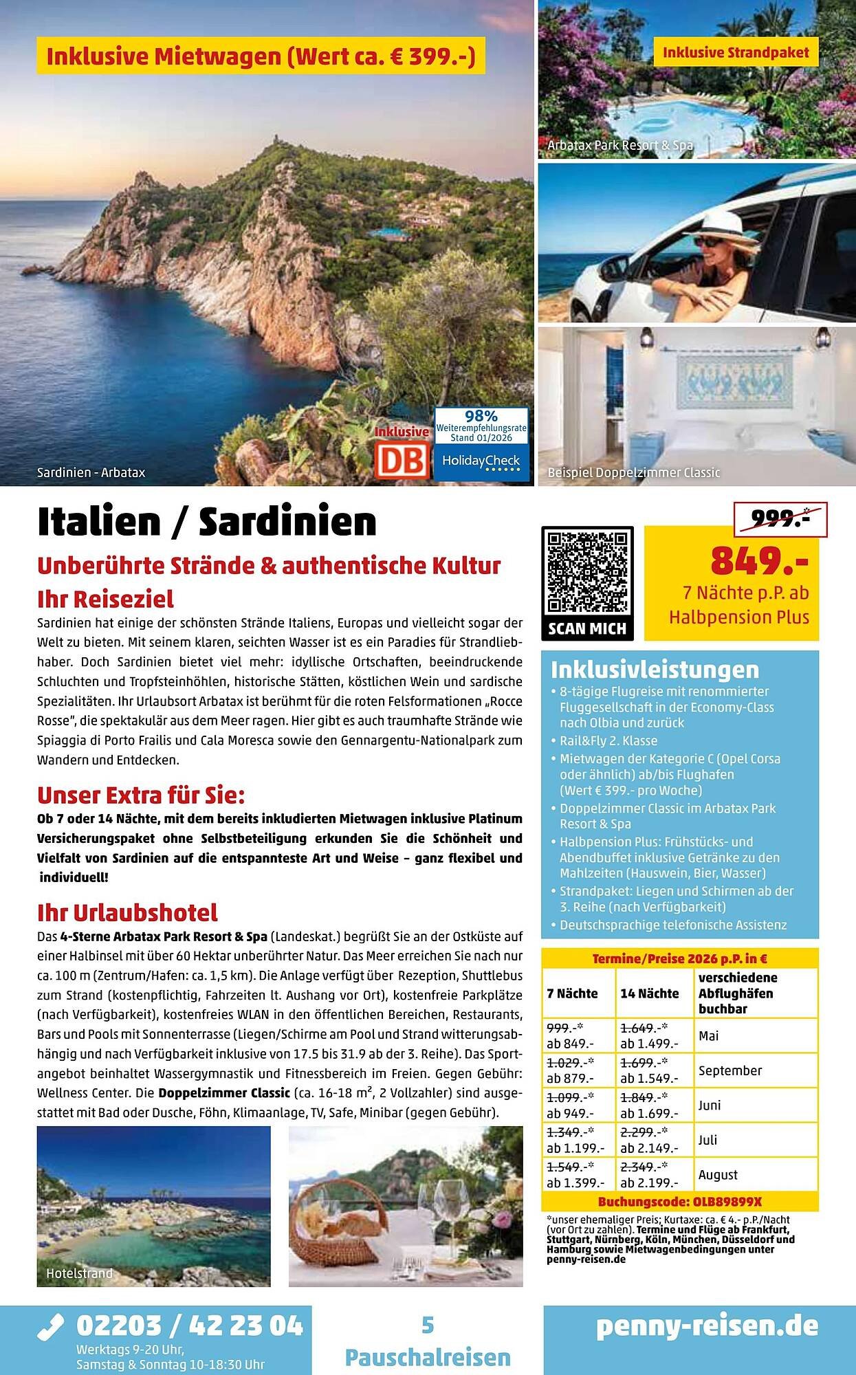 Penny Reisen Prospekt (2026-02-01 - 2026-02-28)