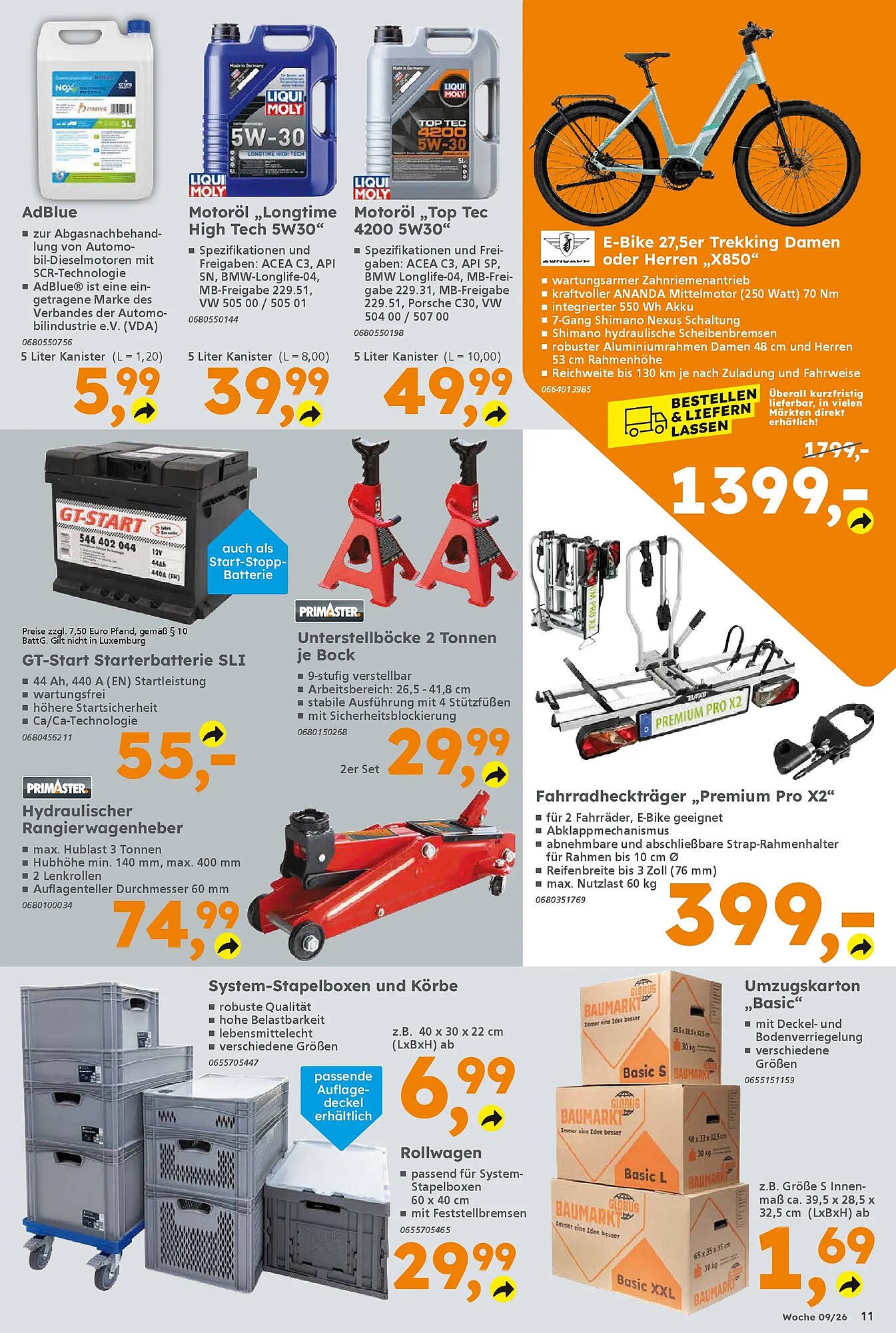 Globus Baumarkt Prospekt