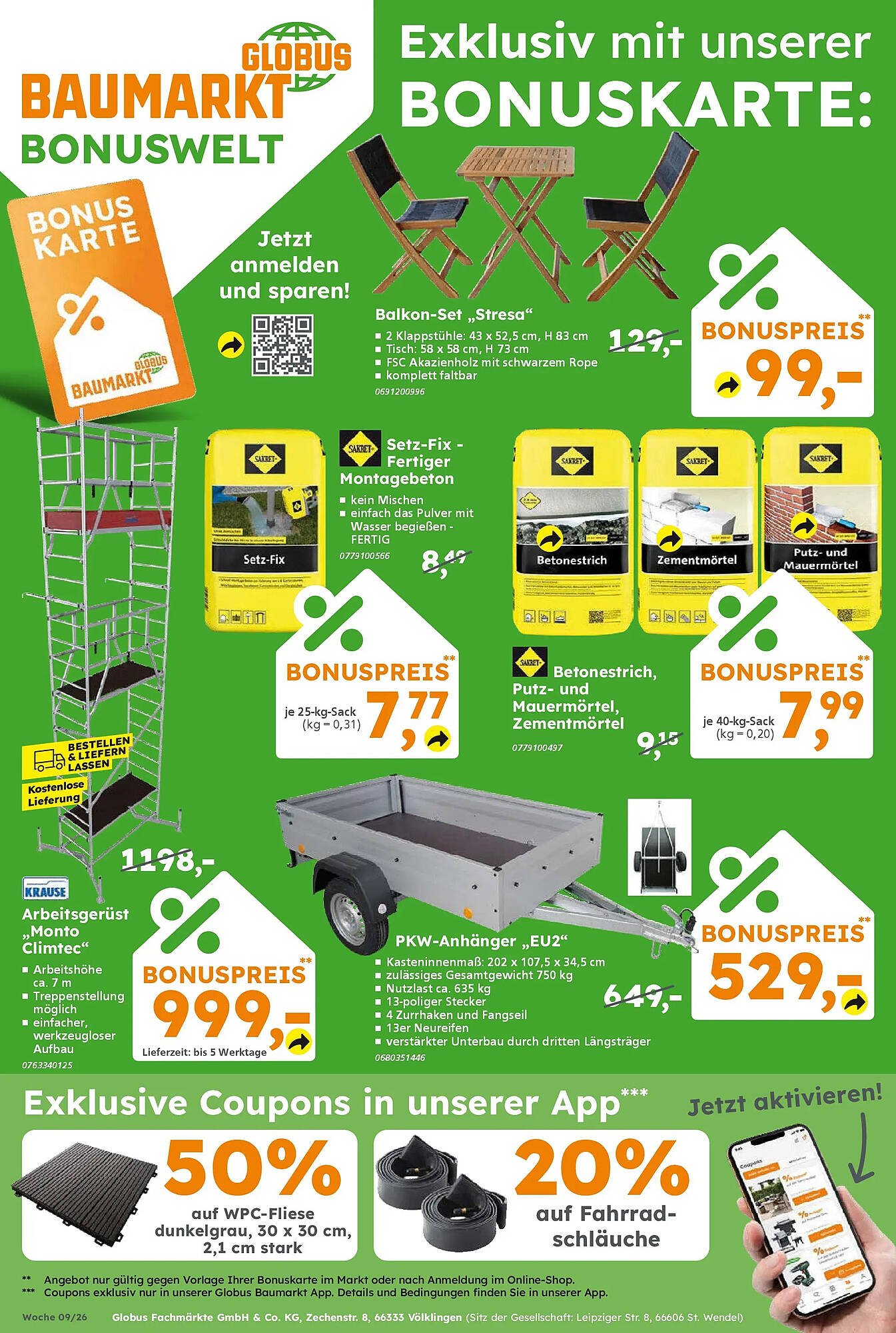 Globus Baumarkt Prospekt