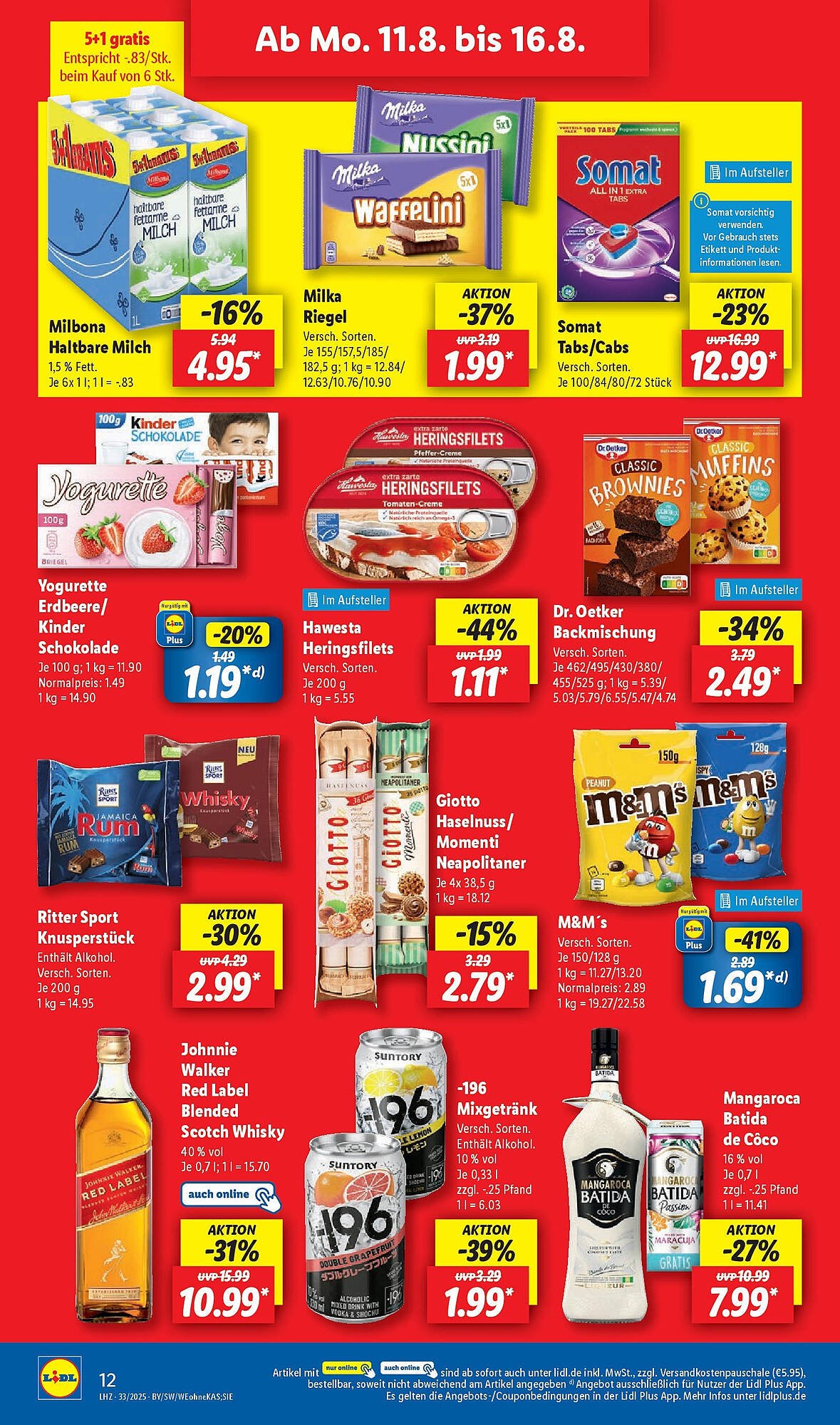 Lidl Prospekt (2025-08-11 - 2025-08-16) | 16