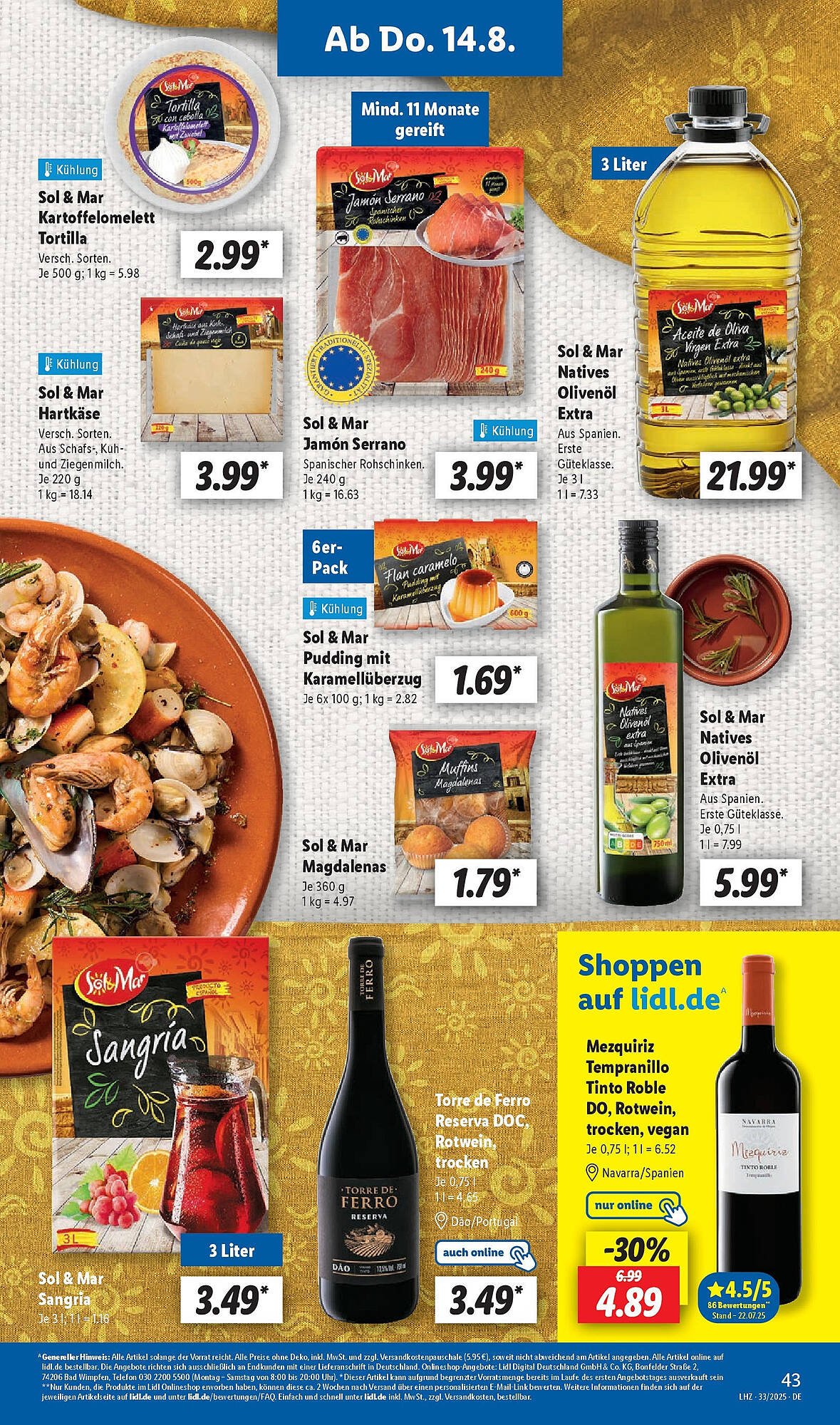 Lidl Prospekt (2025-08-11 - 2025-08-16) | 55