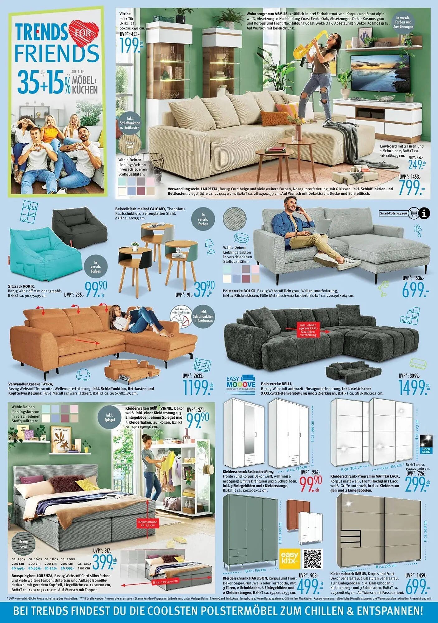 Trends Möbel Prospekt