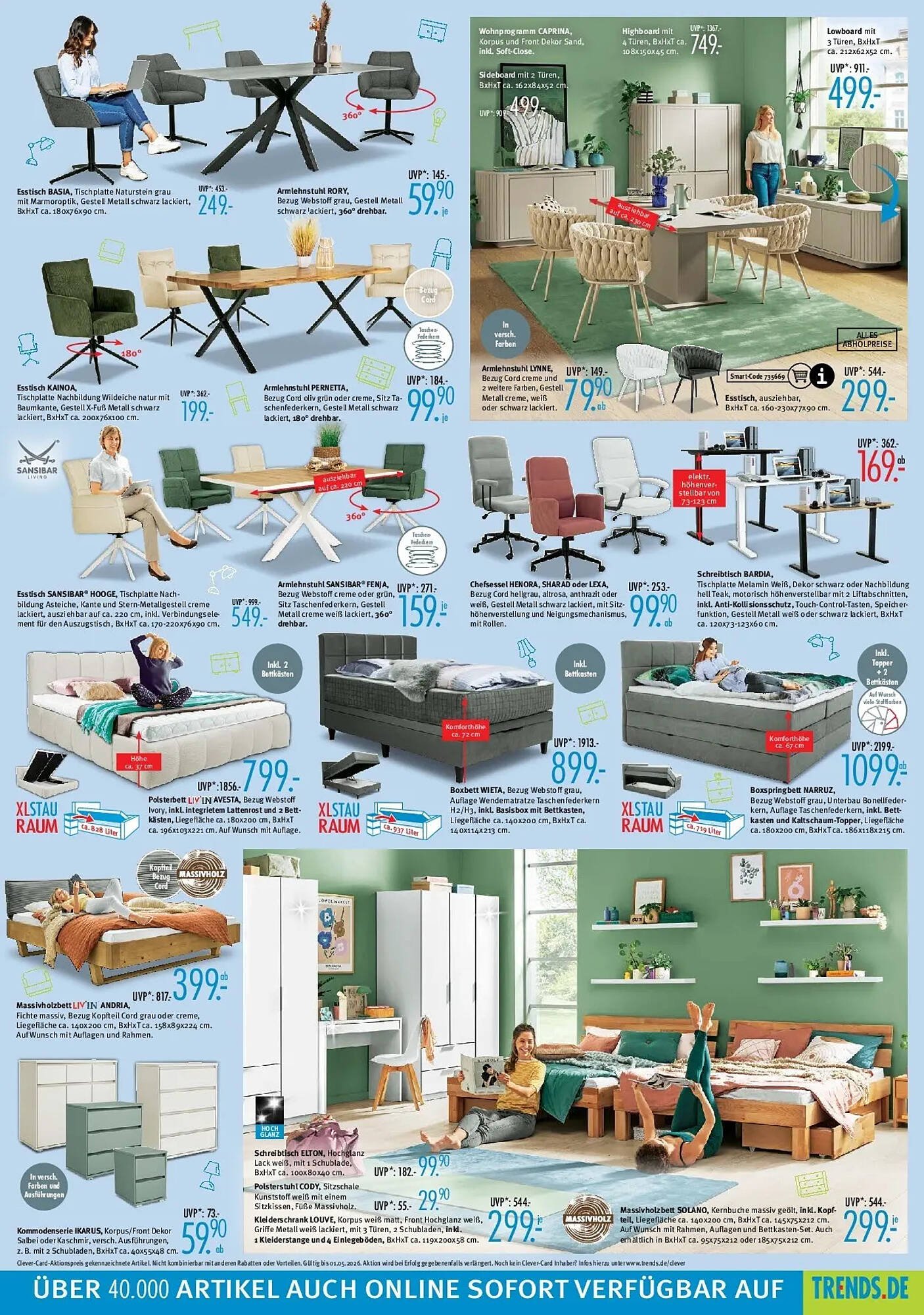 Trends Möbel Prospekt