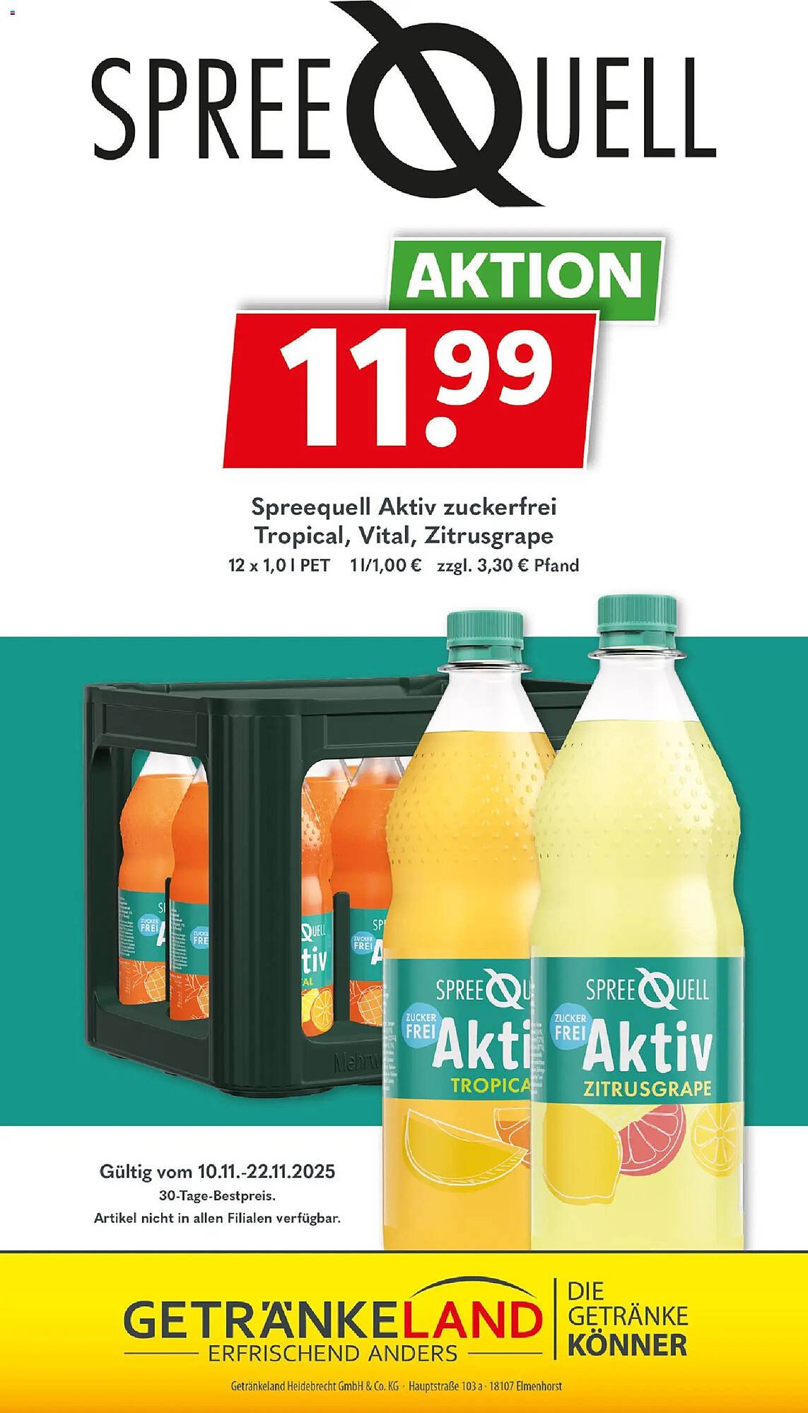 Getränkeland Prospekt (2025-11-10 - 2025-11-22)