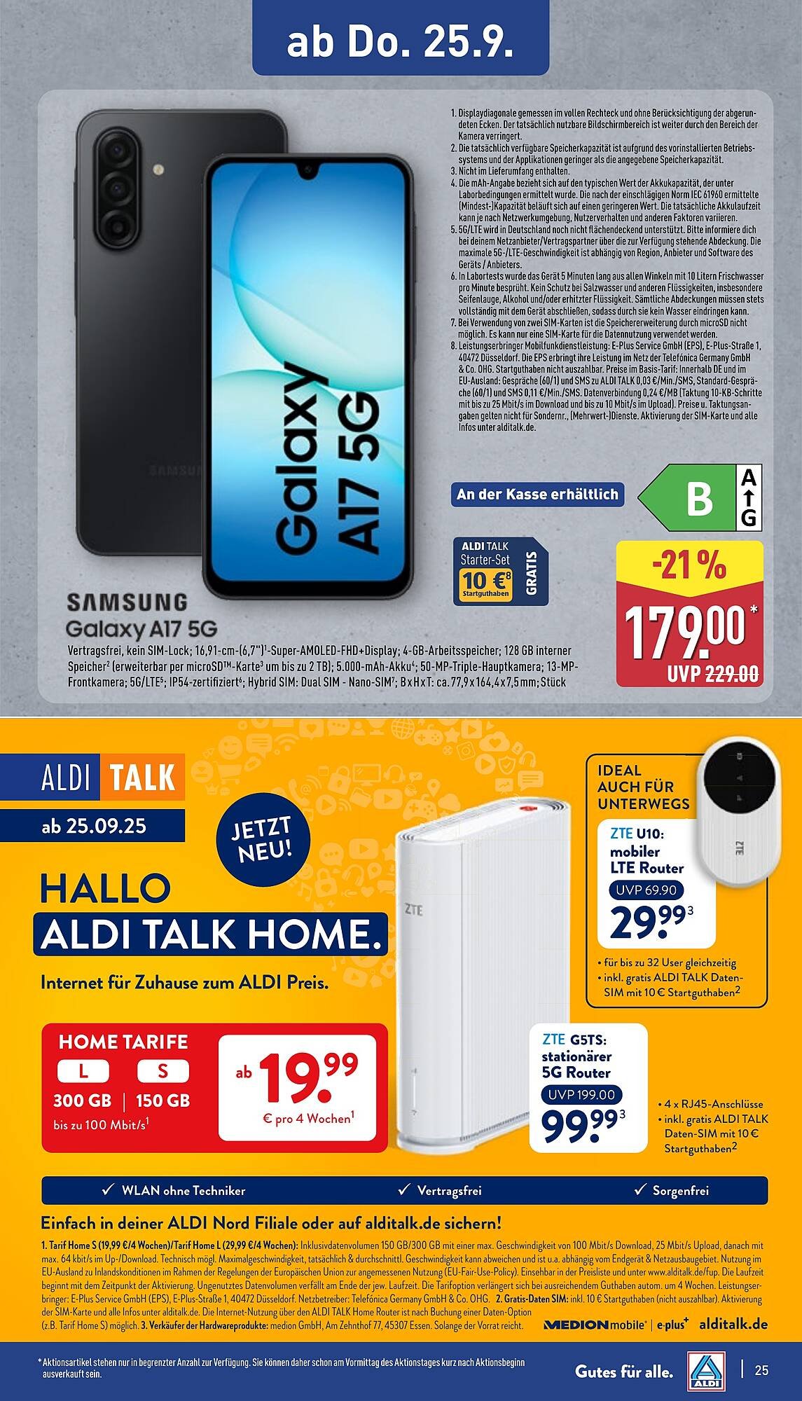 Aldi Nord Prospekt (2025-09-22 - 2025-09-27) | 29