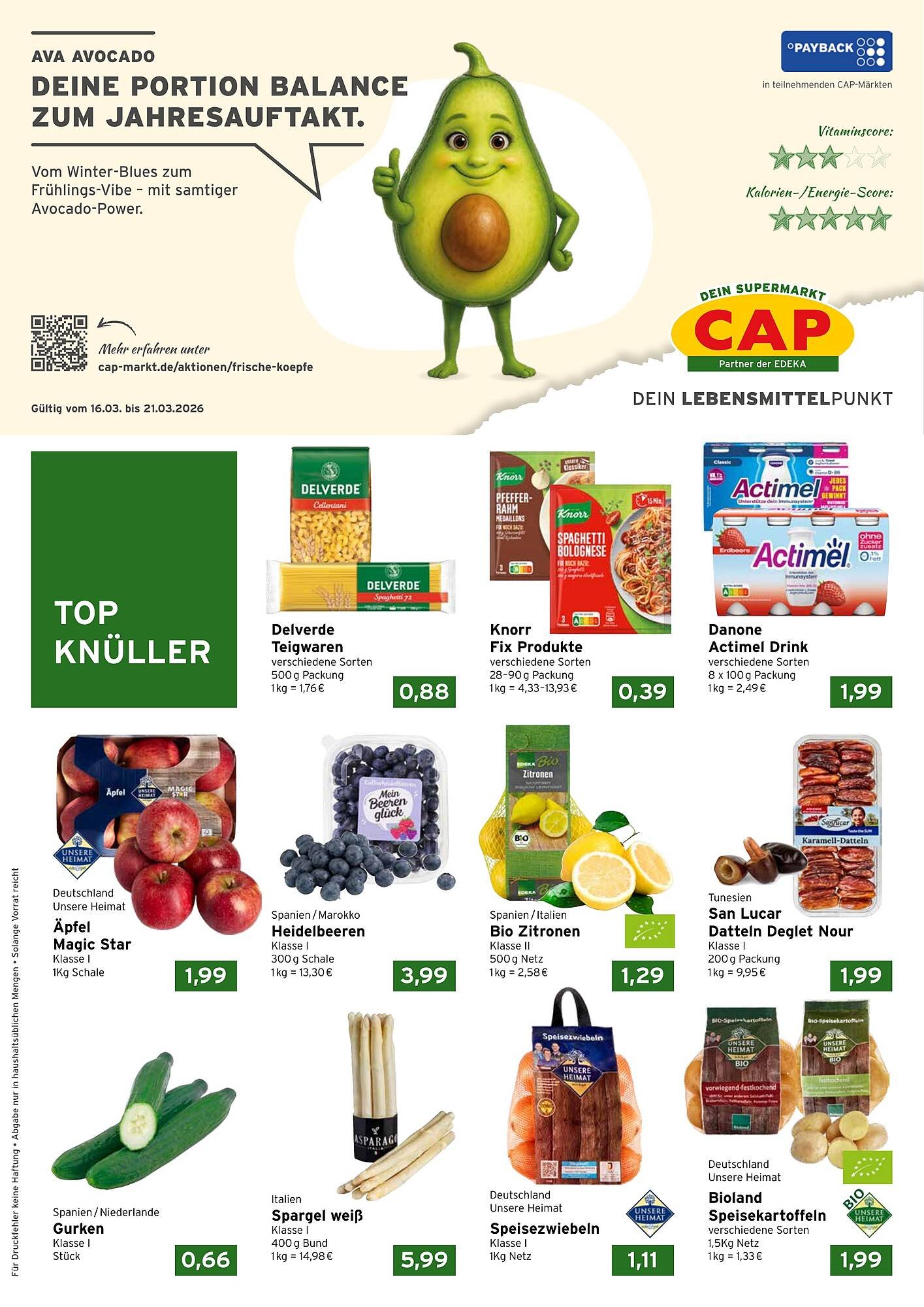 CAP Markt Prospekt (2026-03-16 - 2026-03-21)