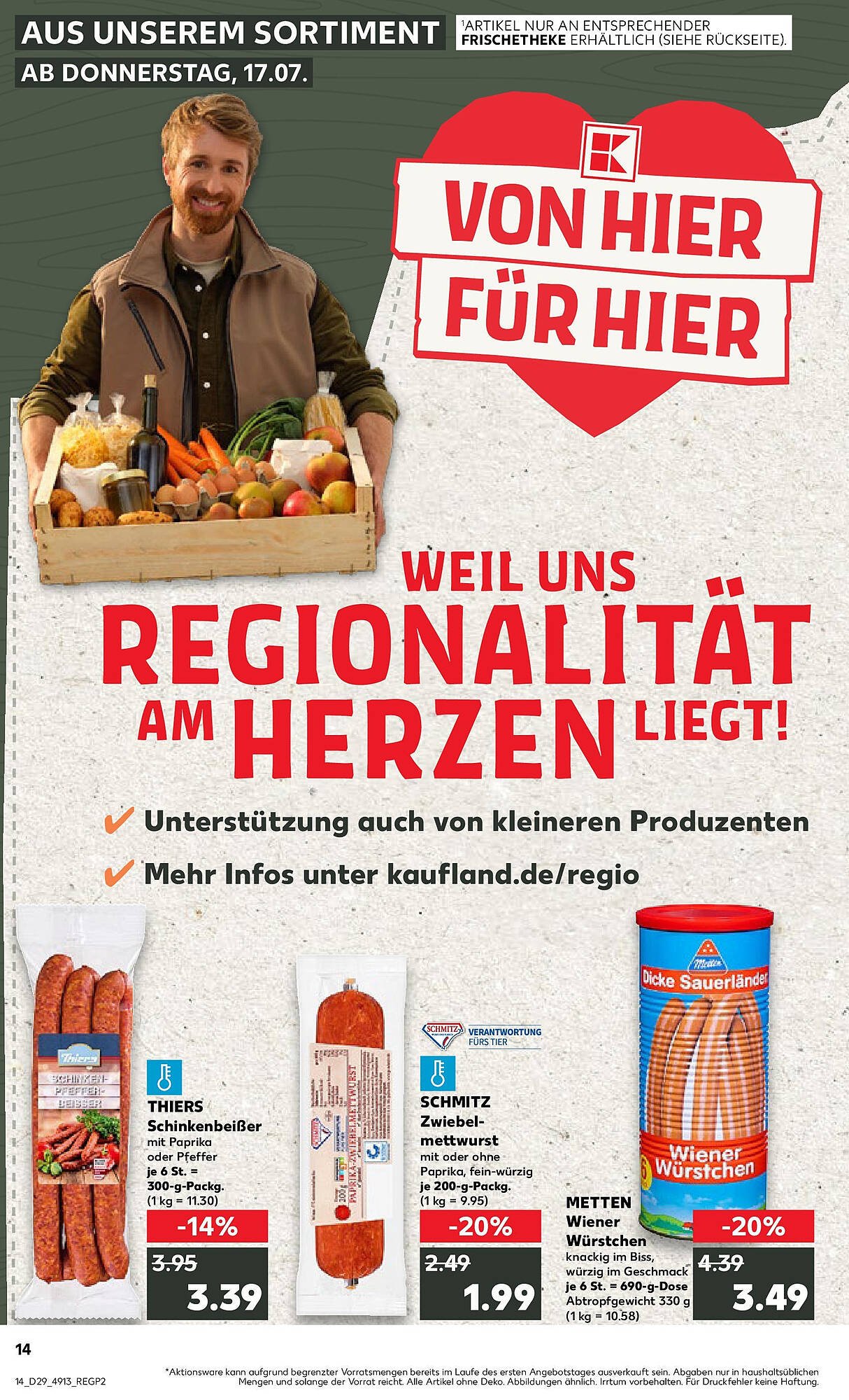 Kaufland Regio Prospekt (2025-07-16 - 2025-07-23) | 1