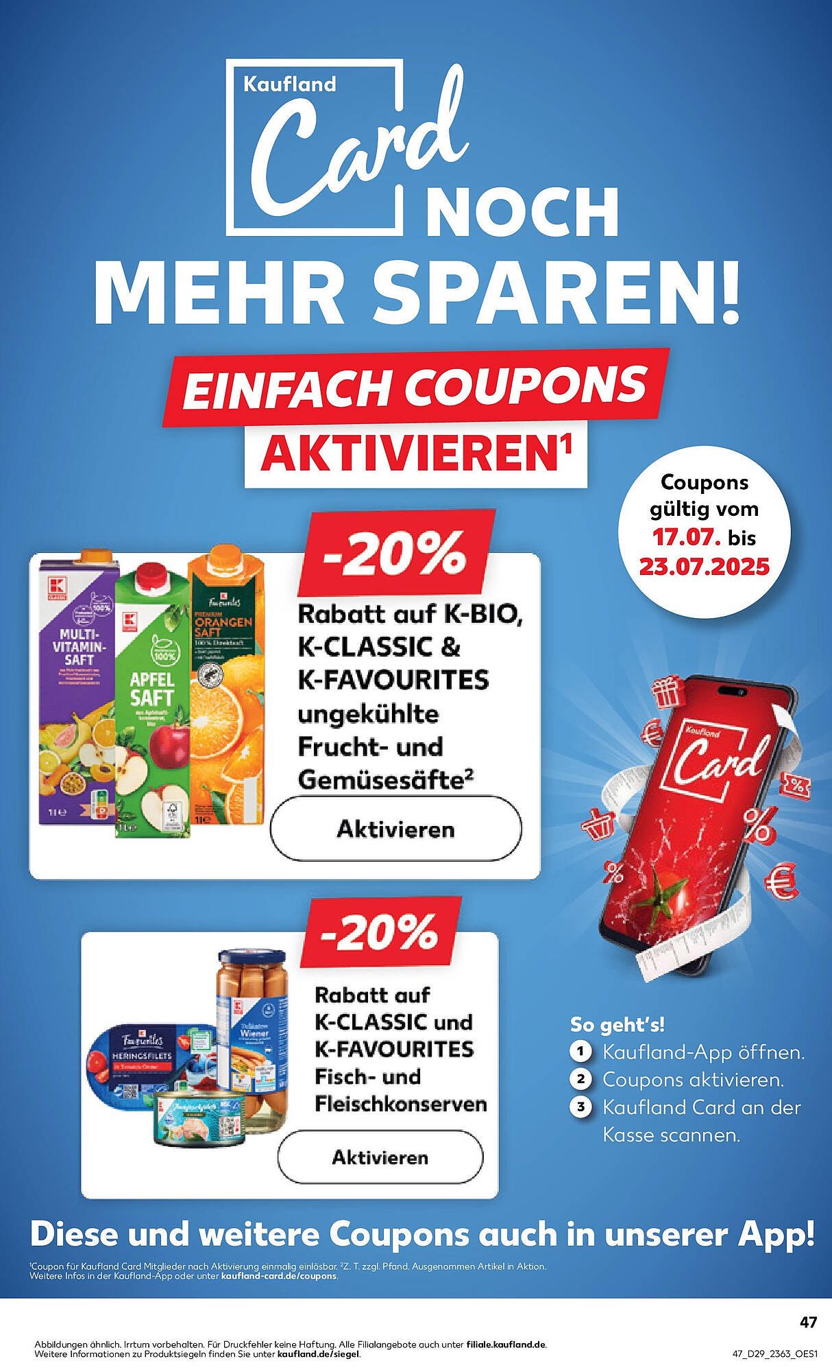 Kaufland Regio Prospekt (2025-07-16 - 2025-07-23) | 47