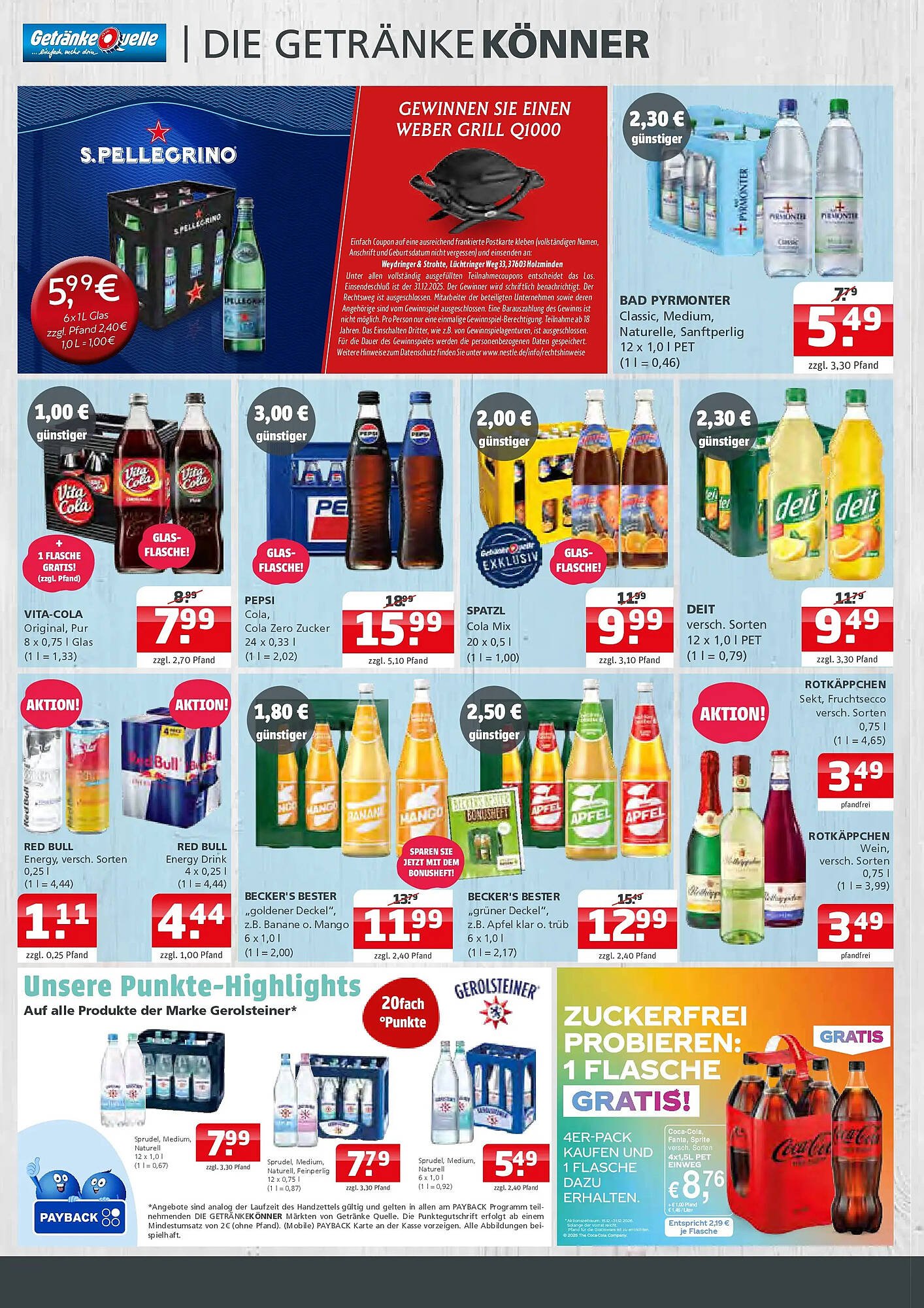 Getränke Quelle Prospekt (2025-12-14 - 2025-12-27)