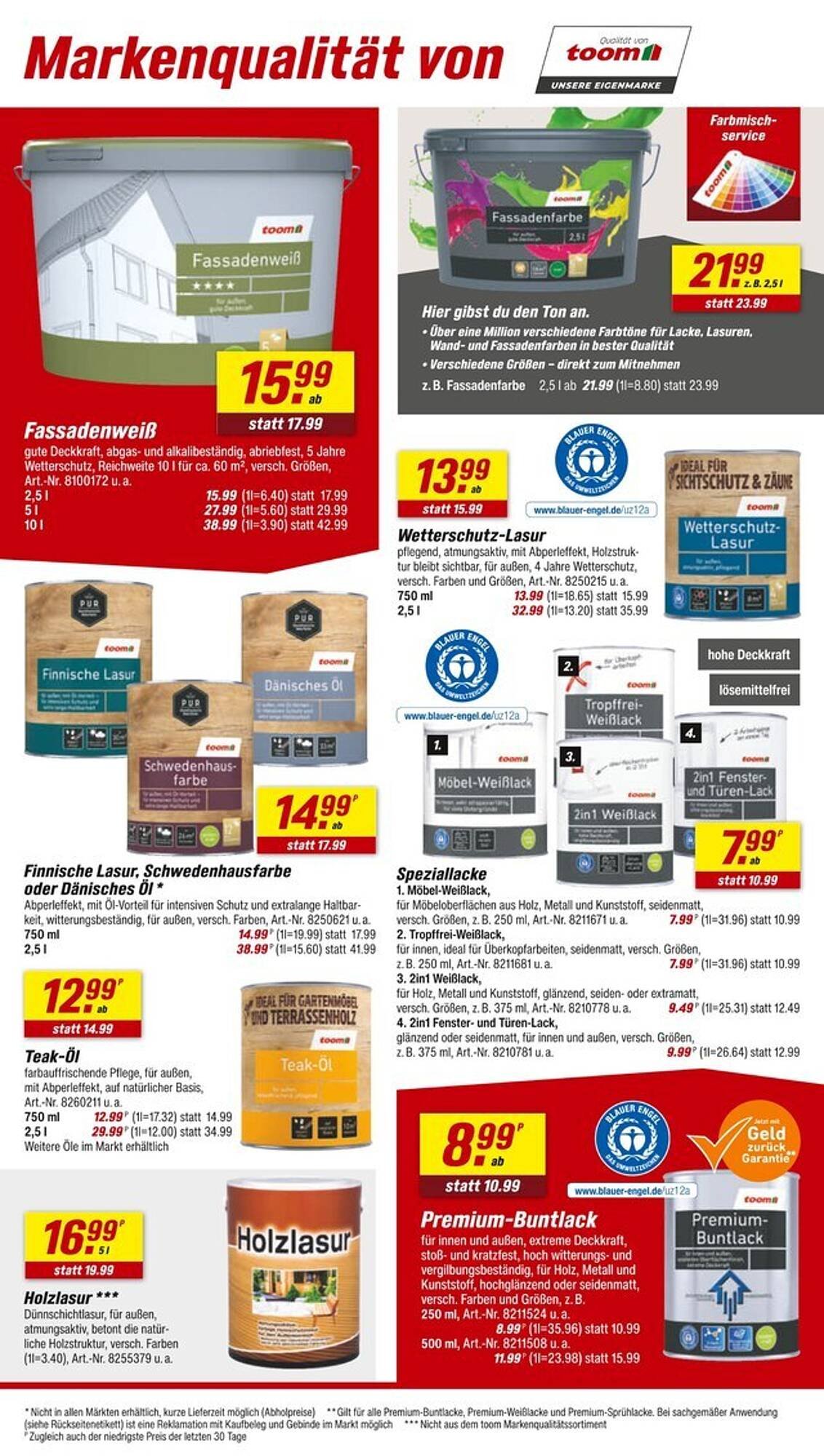 toom Baumarkt Prospekt (2025-08-09 - 2025-08-15) | 12