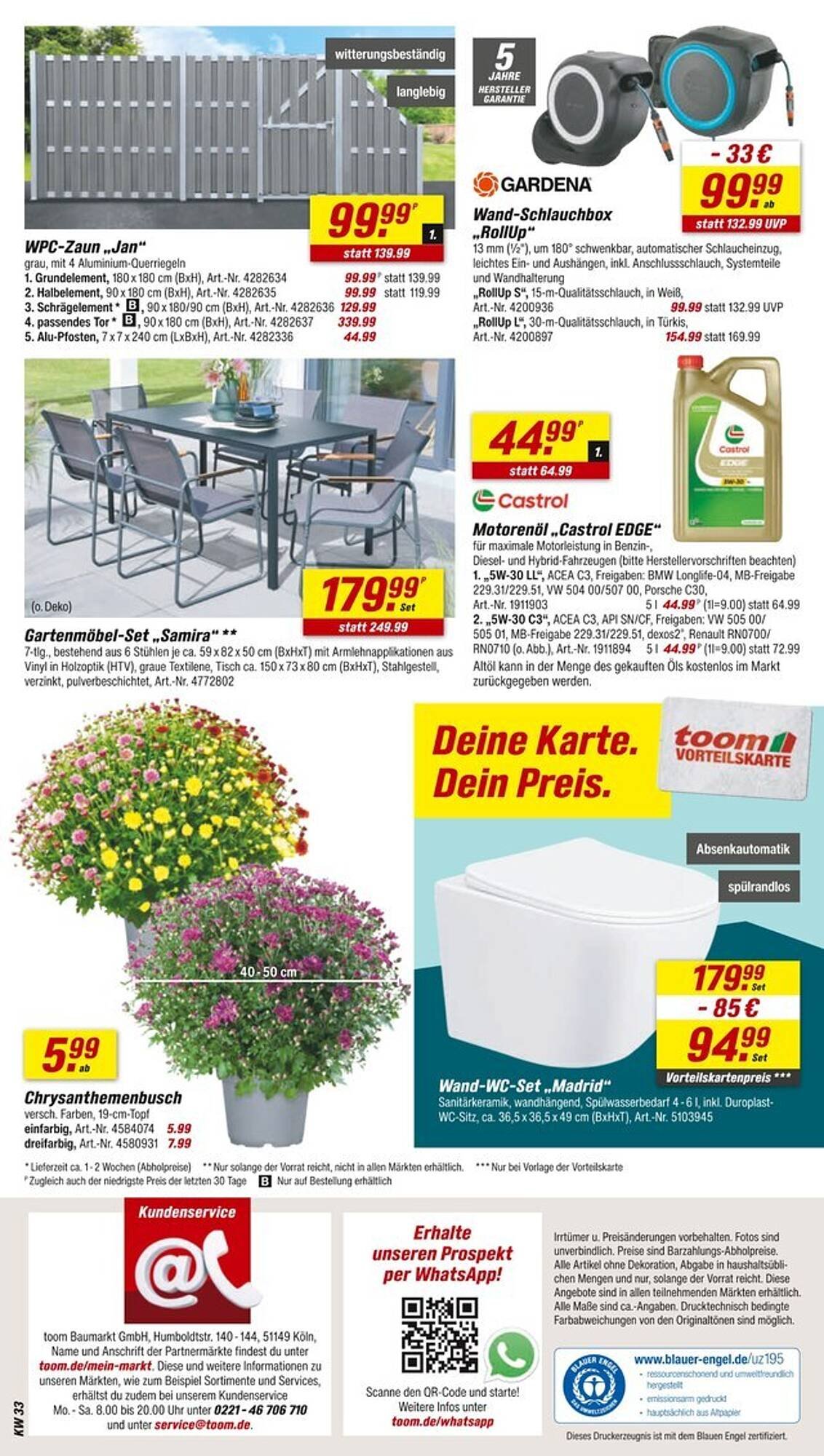toom Baumarkt Prospekt (2025-08-09 - 2025-08-15) | 16