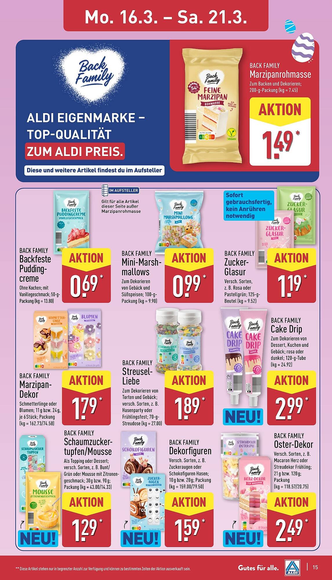 Aldi Nord Prospekt (2026-03-16 - 2026-03-21)