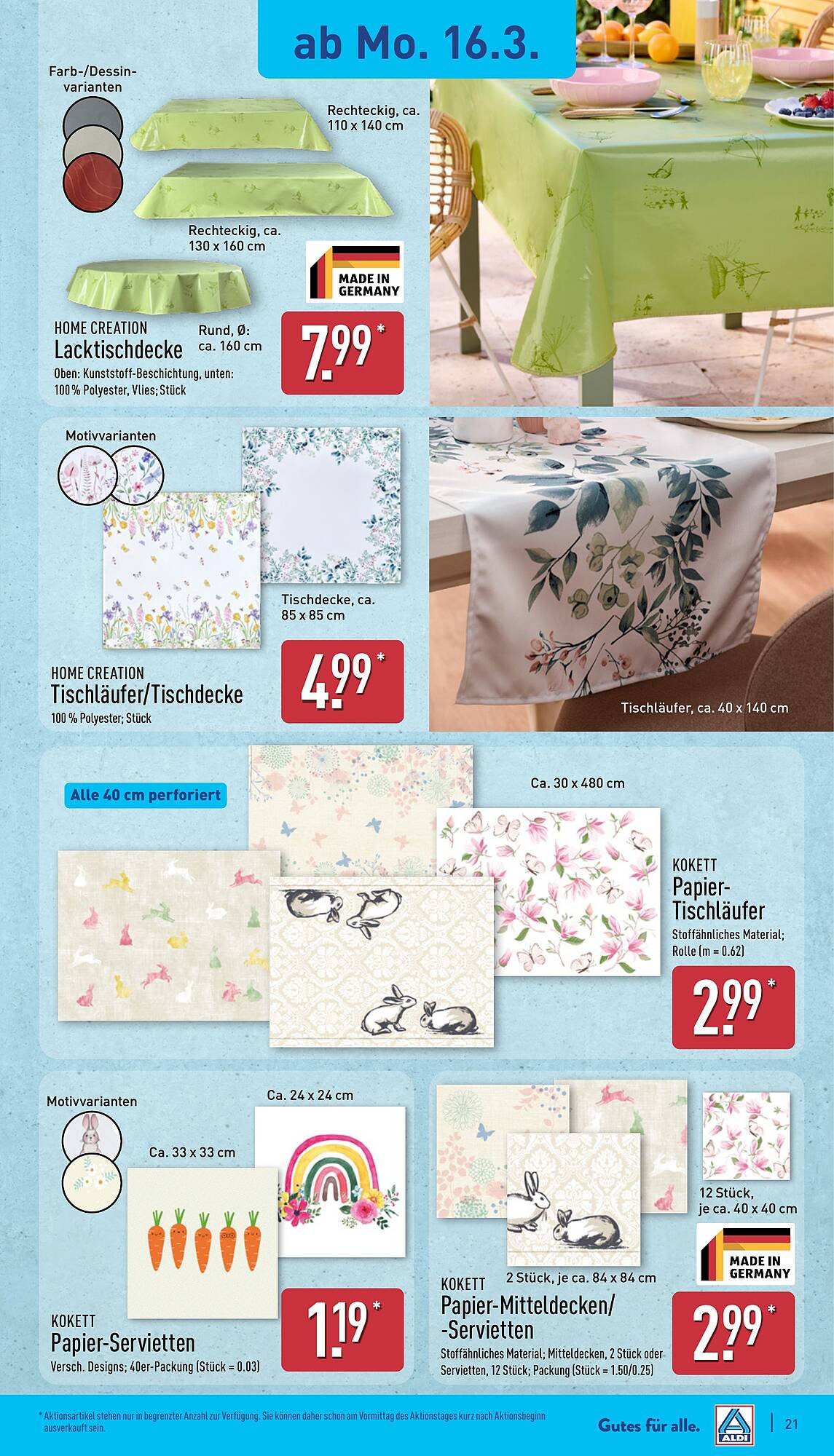 Aldi Nord Prospekt (2026-03-16 - 2026-03-21)