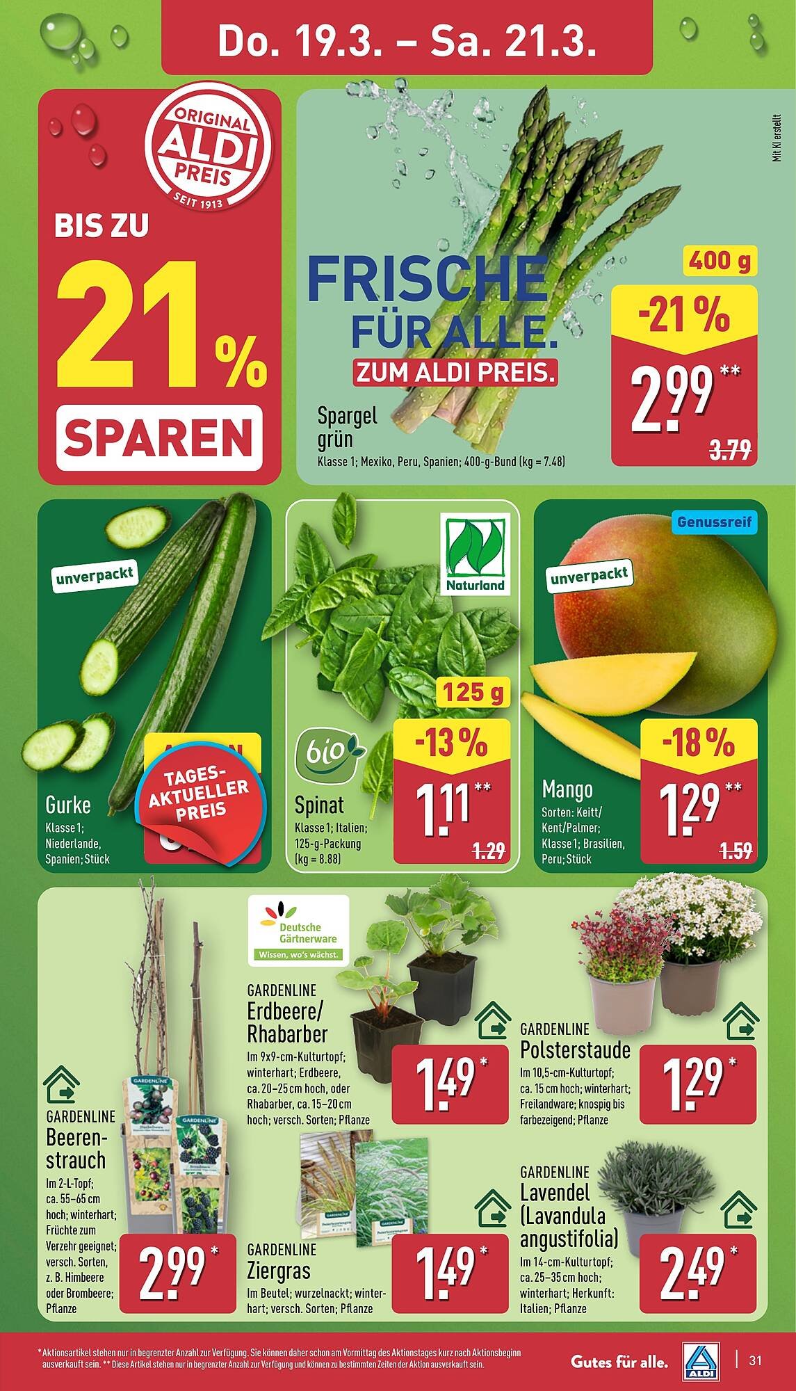 Aldi Nord Prospekt (2026-03-16 - 2026-03-21)