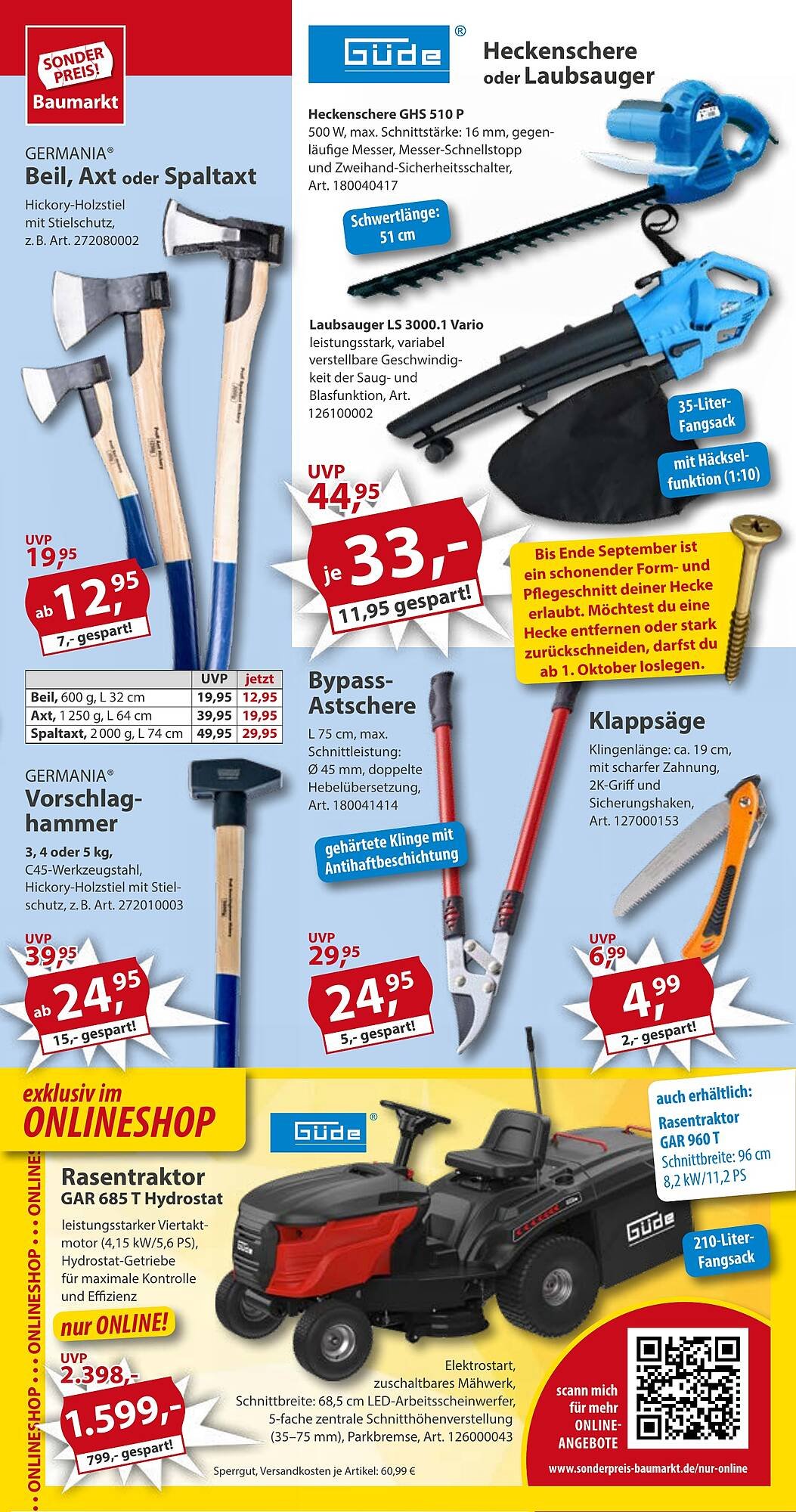 Sonderpreis Baumarkt Prospekt (2025-09-13 - 2025-09-19) | 3