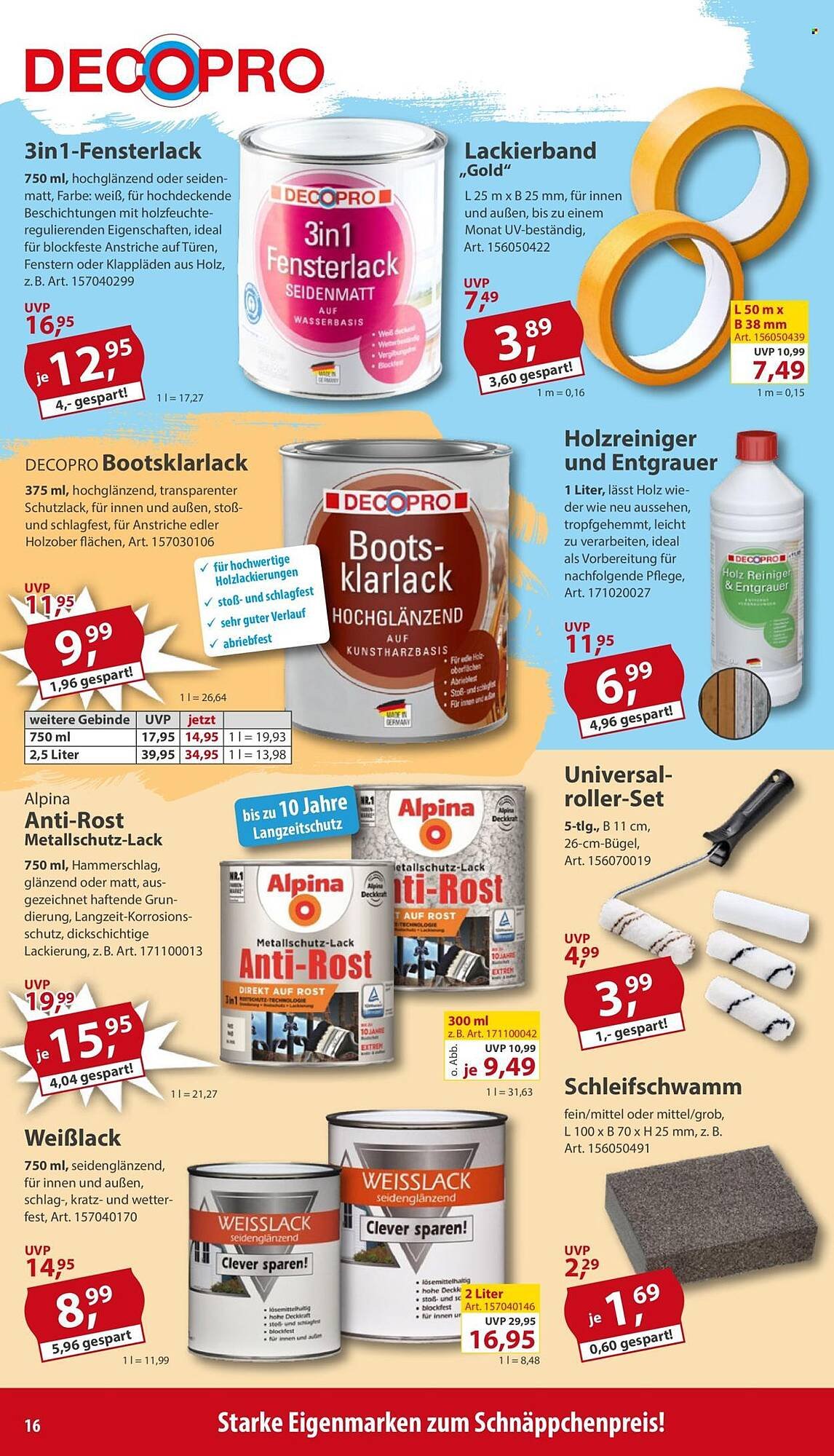 Sonderpreis Baumarkt Prospekt