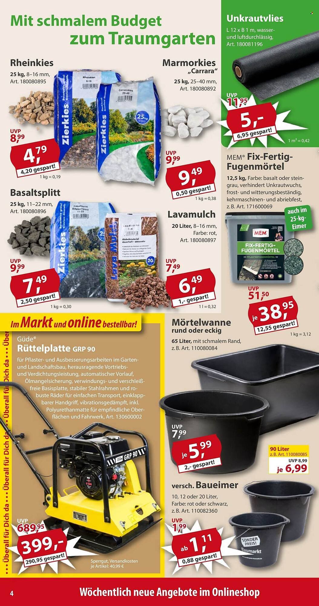 Sonderpreis Baumarkt Prospekt