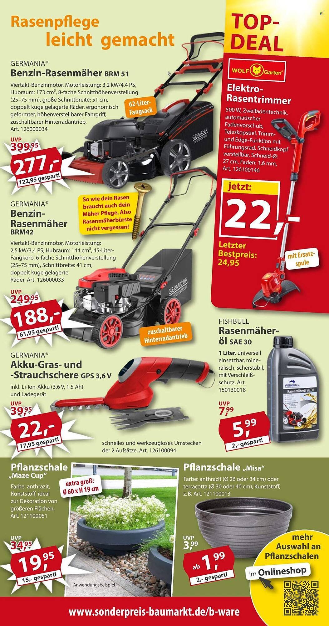 Sonderpreis Baumarkt Prospekt