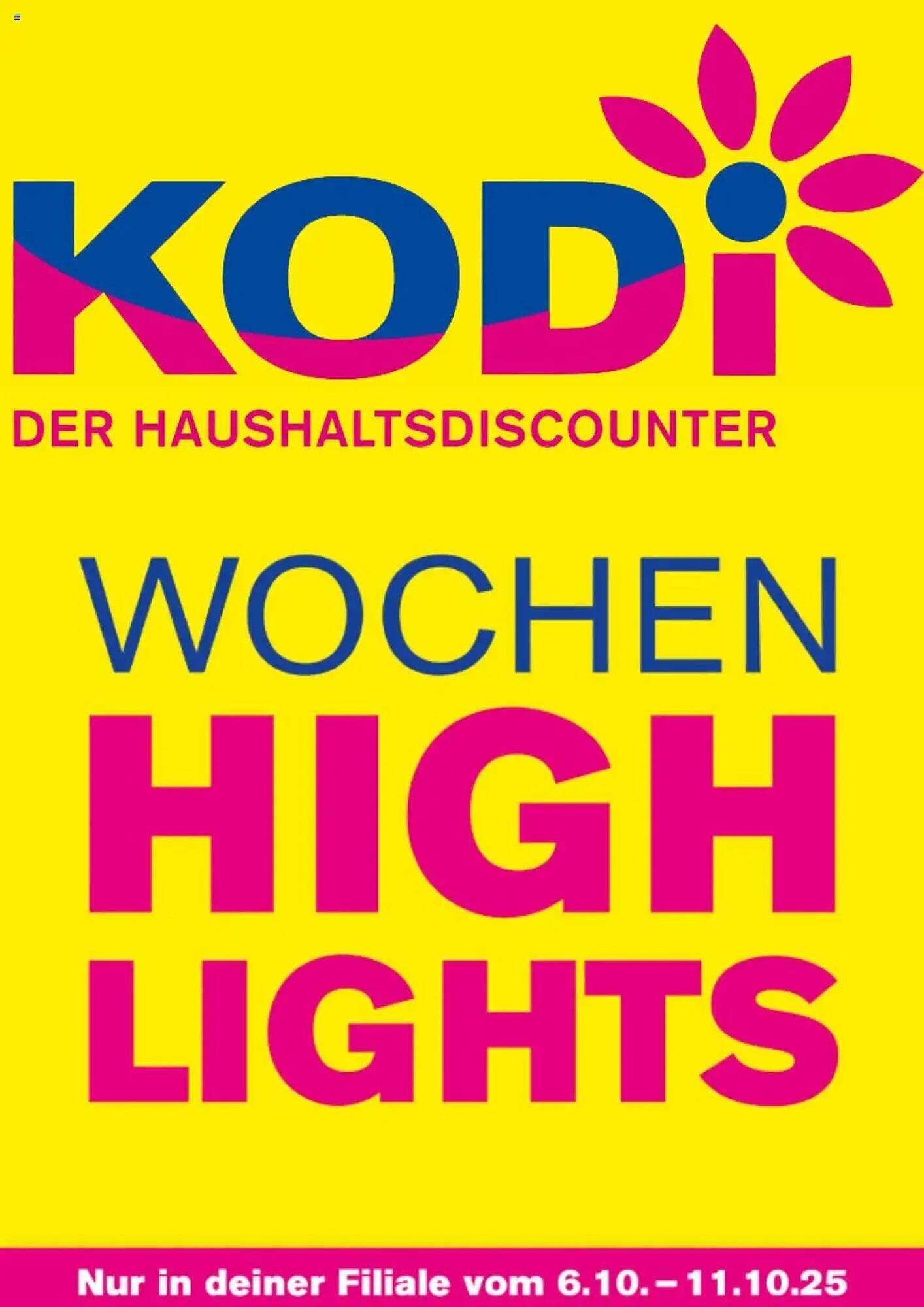 KODi Prospekt (2025-10-06 - 2025-10-11) | 1
