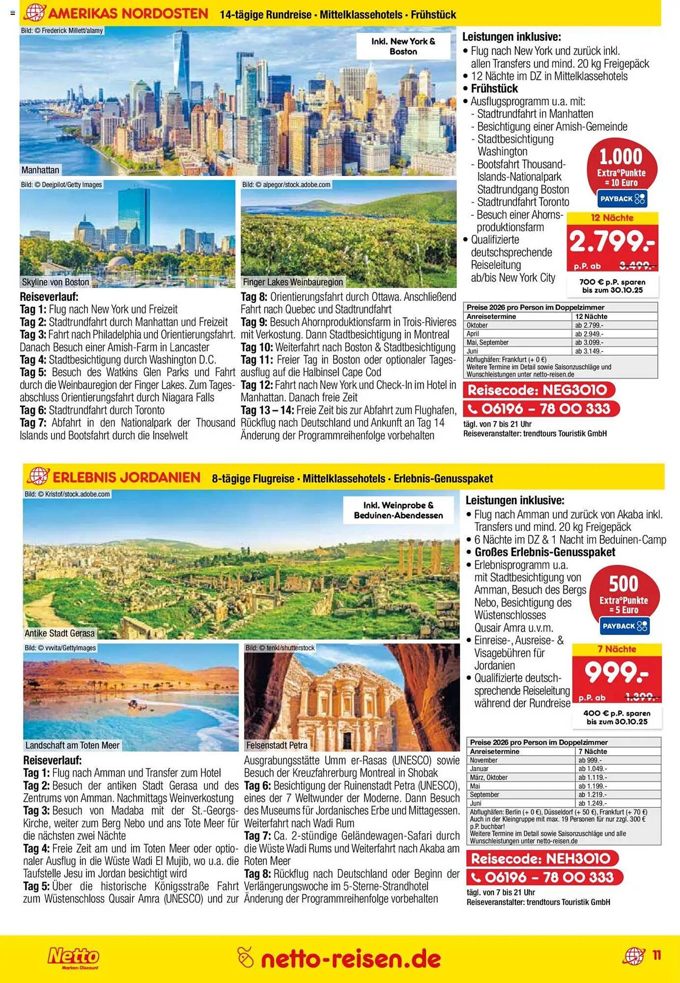 Netto Reisen Prospekt (2025-09-29 - 2025-10-31) | 11