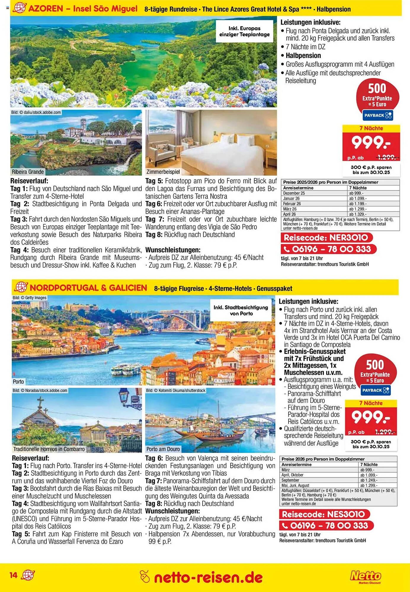 Netto Reisen Prospekt (2025-09-29 - 2025-10-31) | 14
