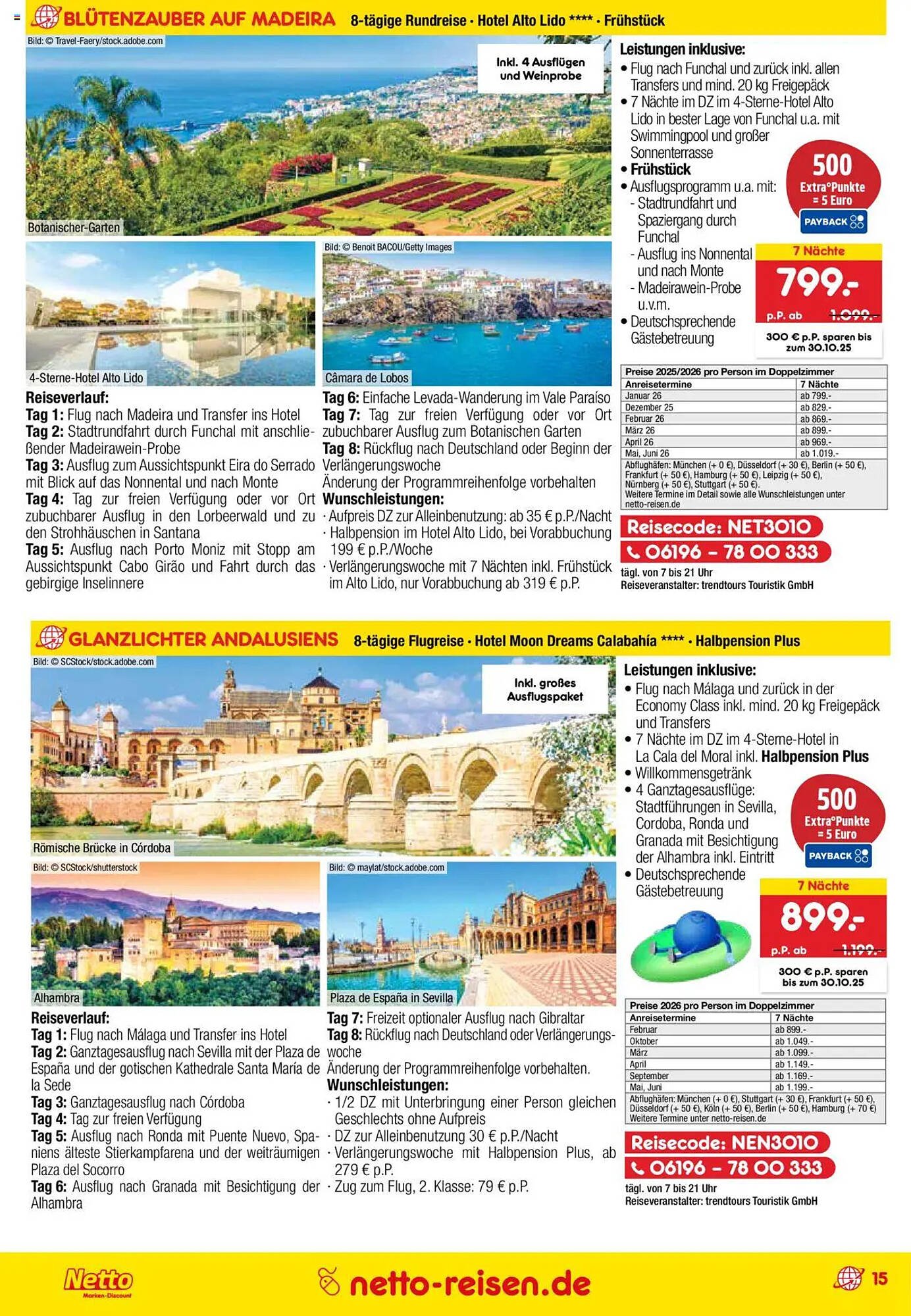 Netto Reisen Prospekt (2025-09-29 - 2025-10-31) | 15