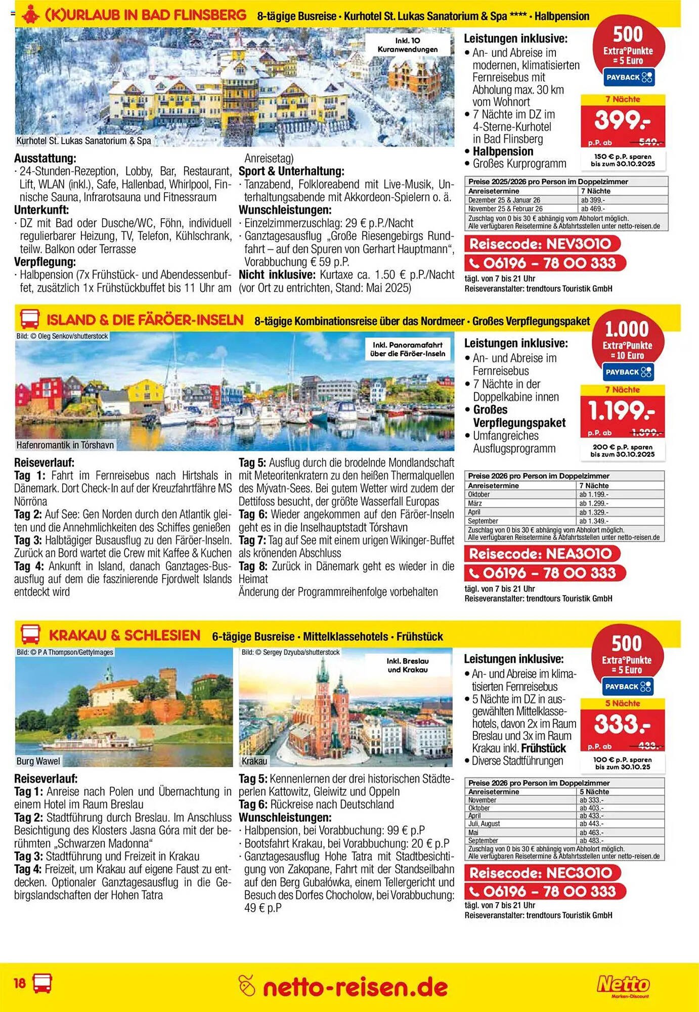 Netto Reisen Prospekt (2025-09-29 - 2025-10-31) | 18