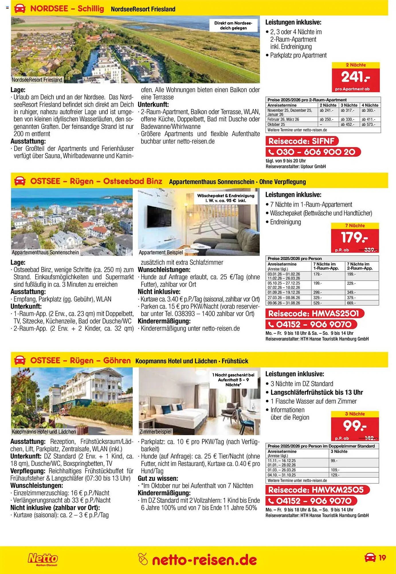 Netto Reisen Prospekt (2025-09-29 - 2025-10-31) | 19